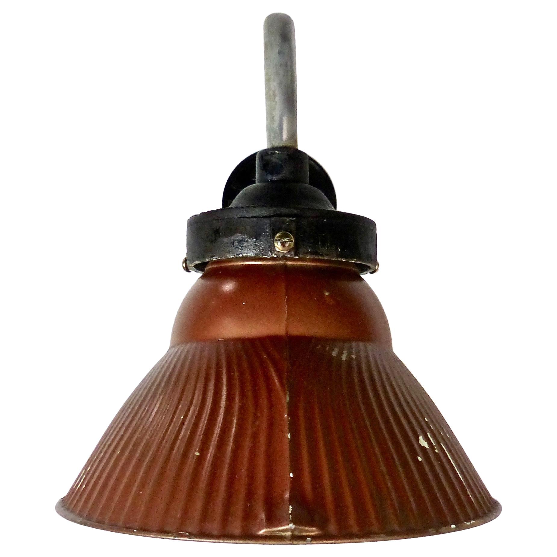 Copper Mercury Light Made in England, circa 1930s