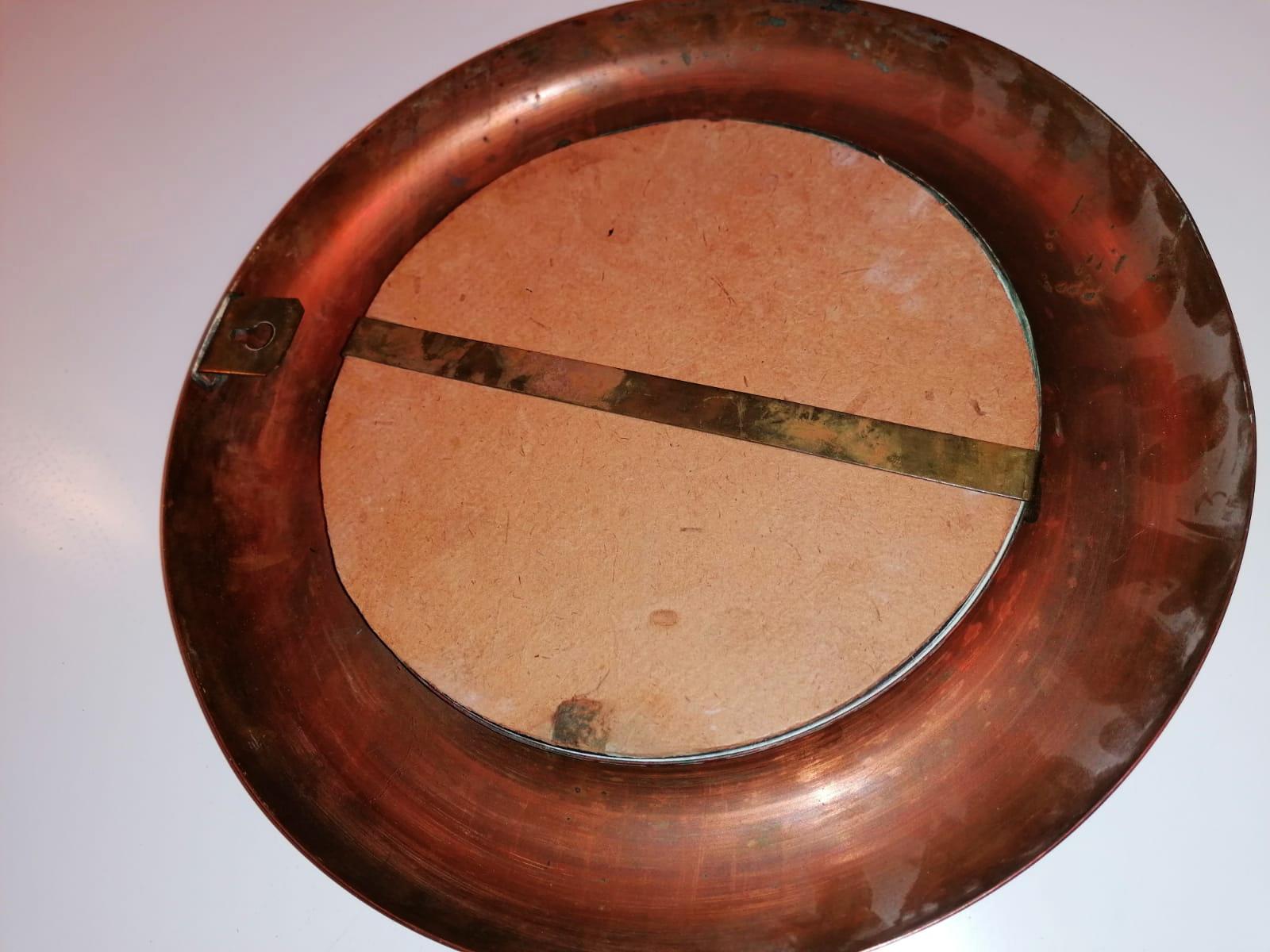 Mid-Century Modern Copper Mid Century Mirror For Sale