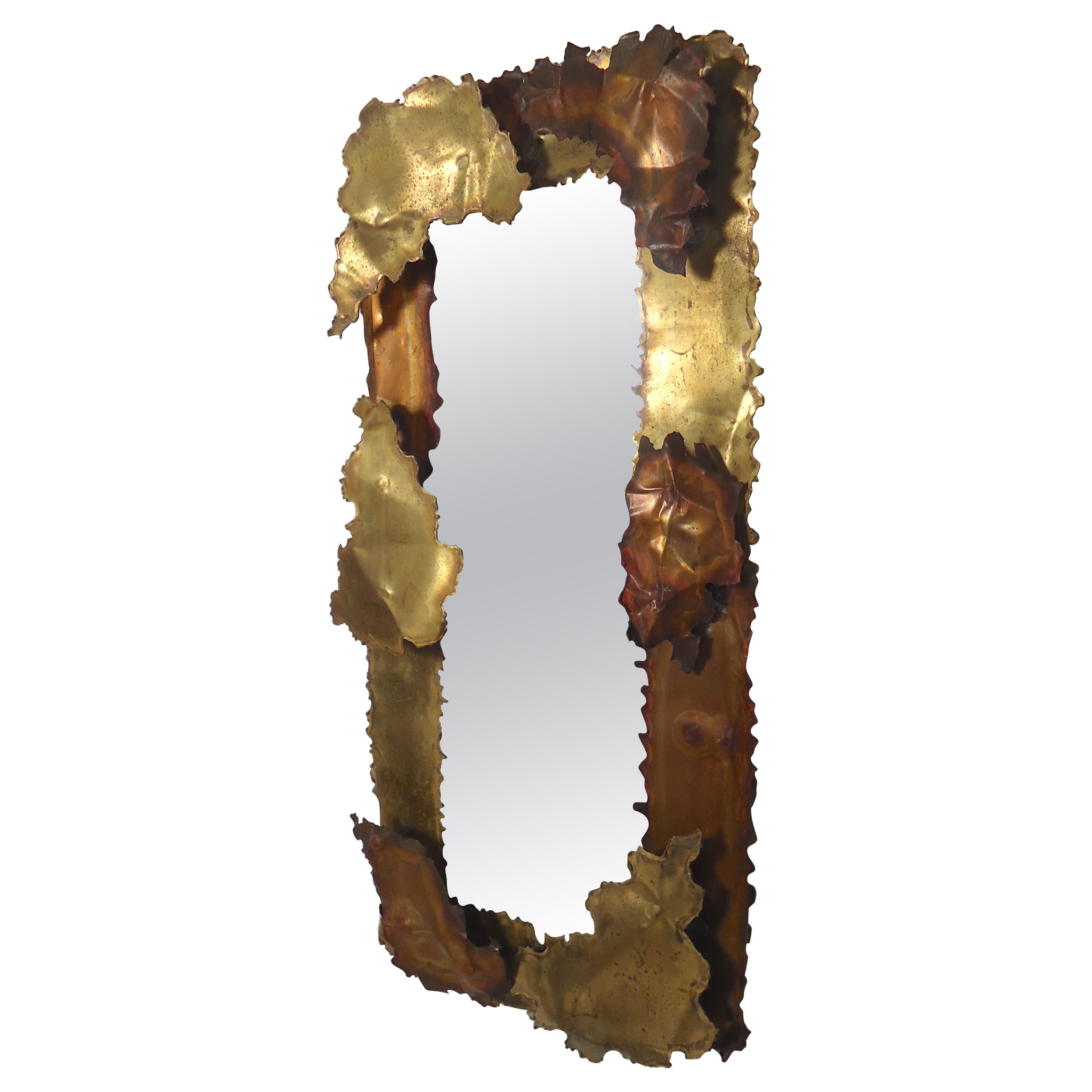 Copper Midcentury Mirror