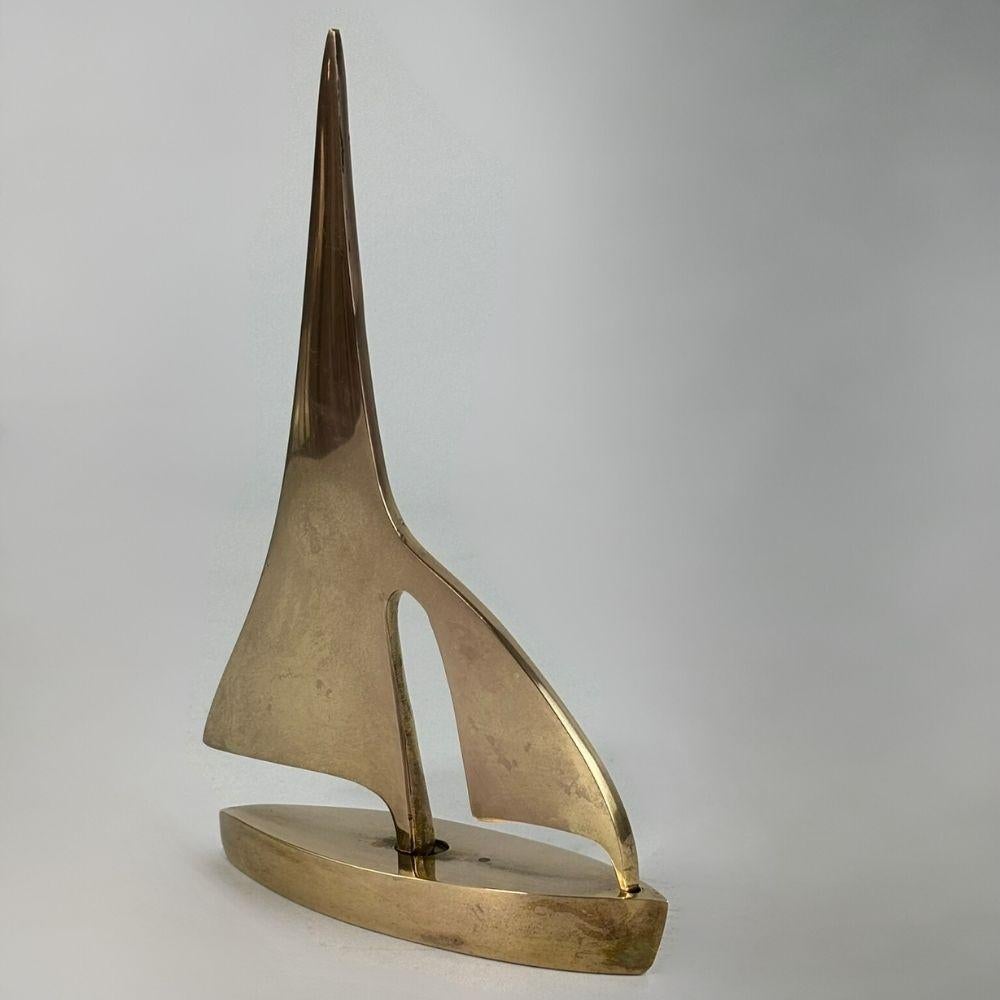 Copper Mid century sailing ship - MCM  For Sale 3