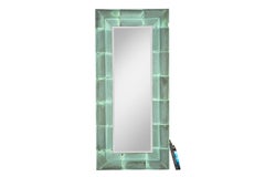 Copper Mirror Made From Oxidized Roof Tiles