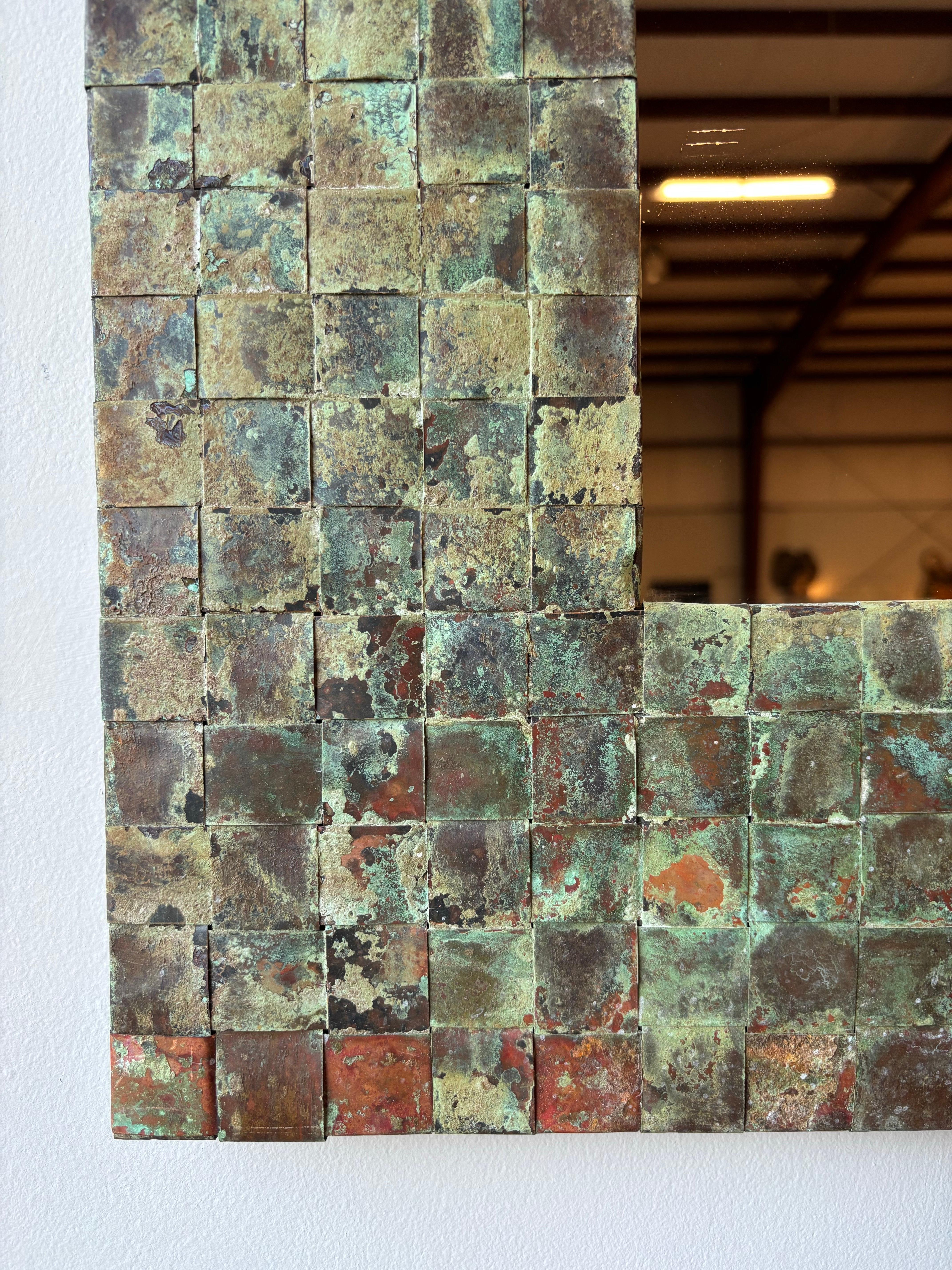 20th Century Copper mirror For Sale