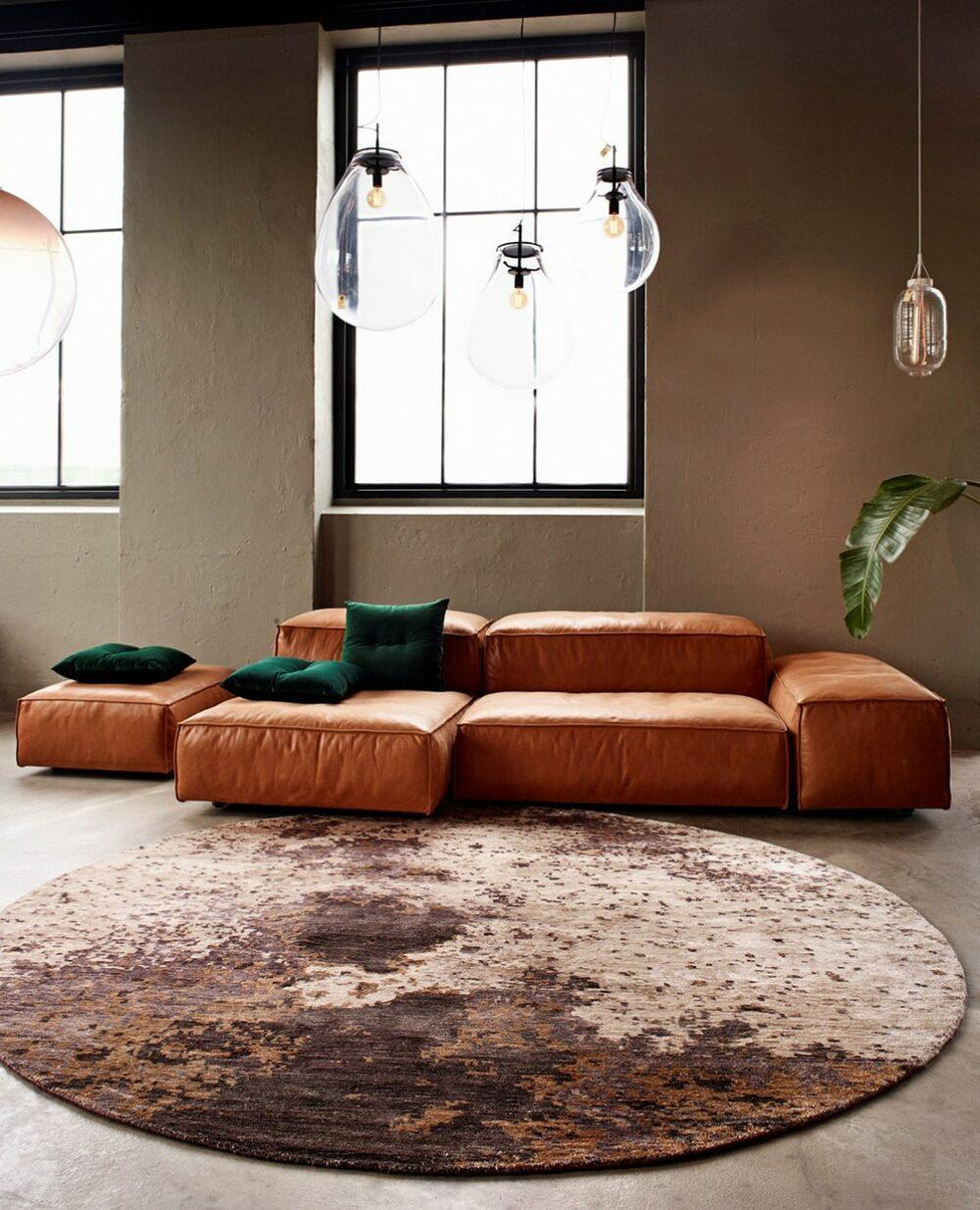 Danish Copper Moon Carpet by Massimo Copenhagen For Sale