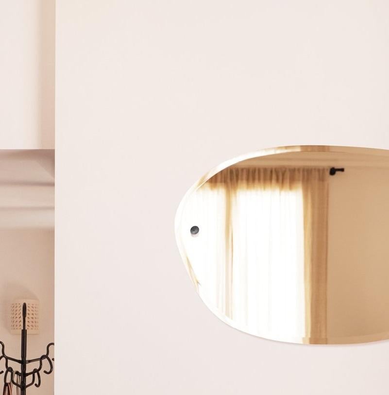 Postmoderno Specchio Copper Morning Bevelled 08 di M. I. in vendita