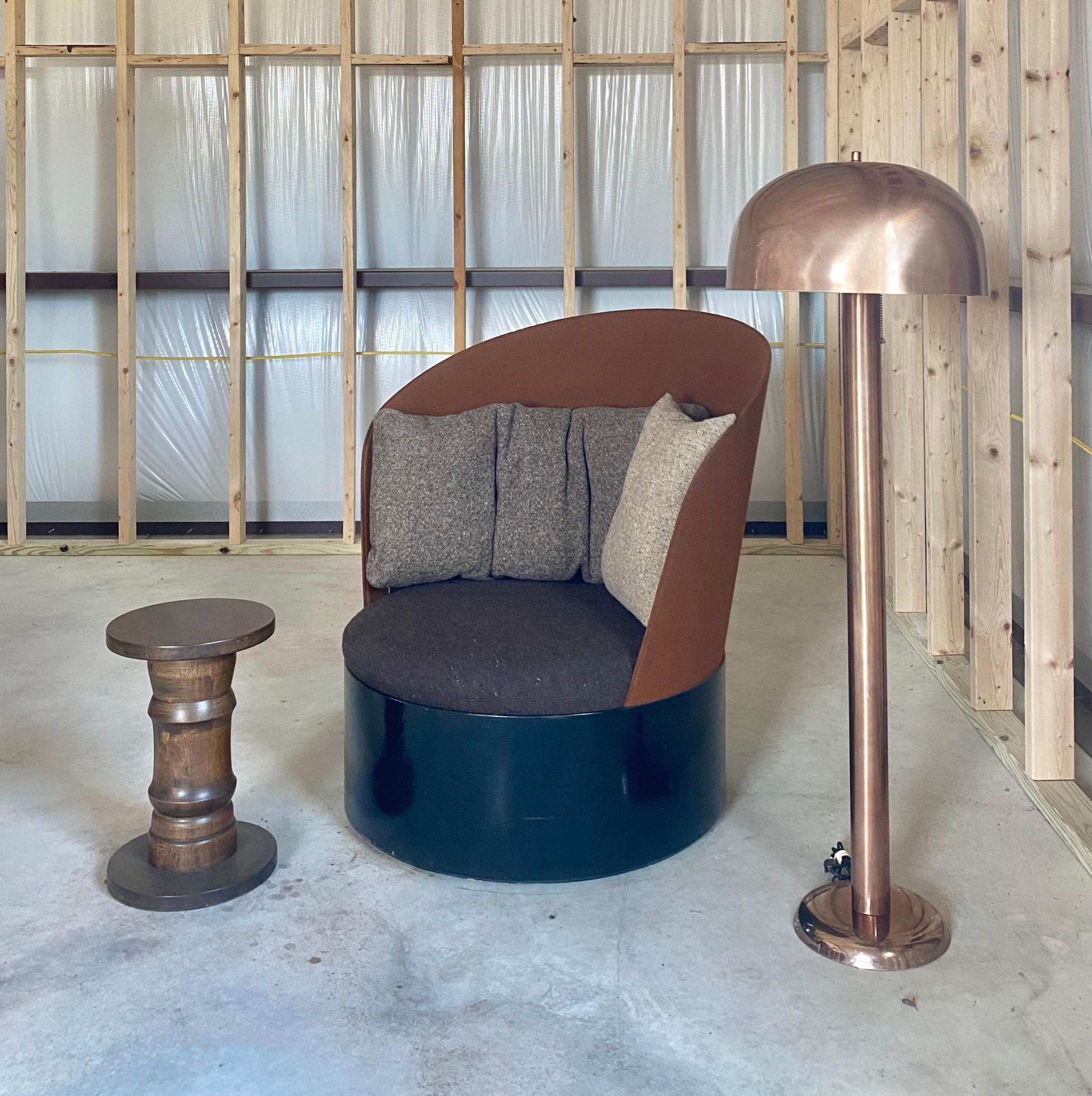 Copper Mushroom Floor Lamp For Sale 4