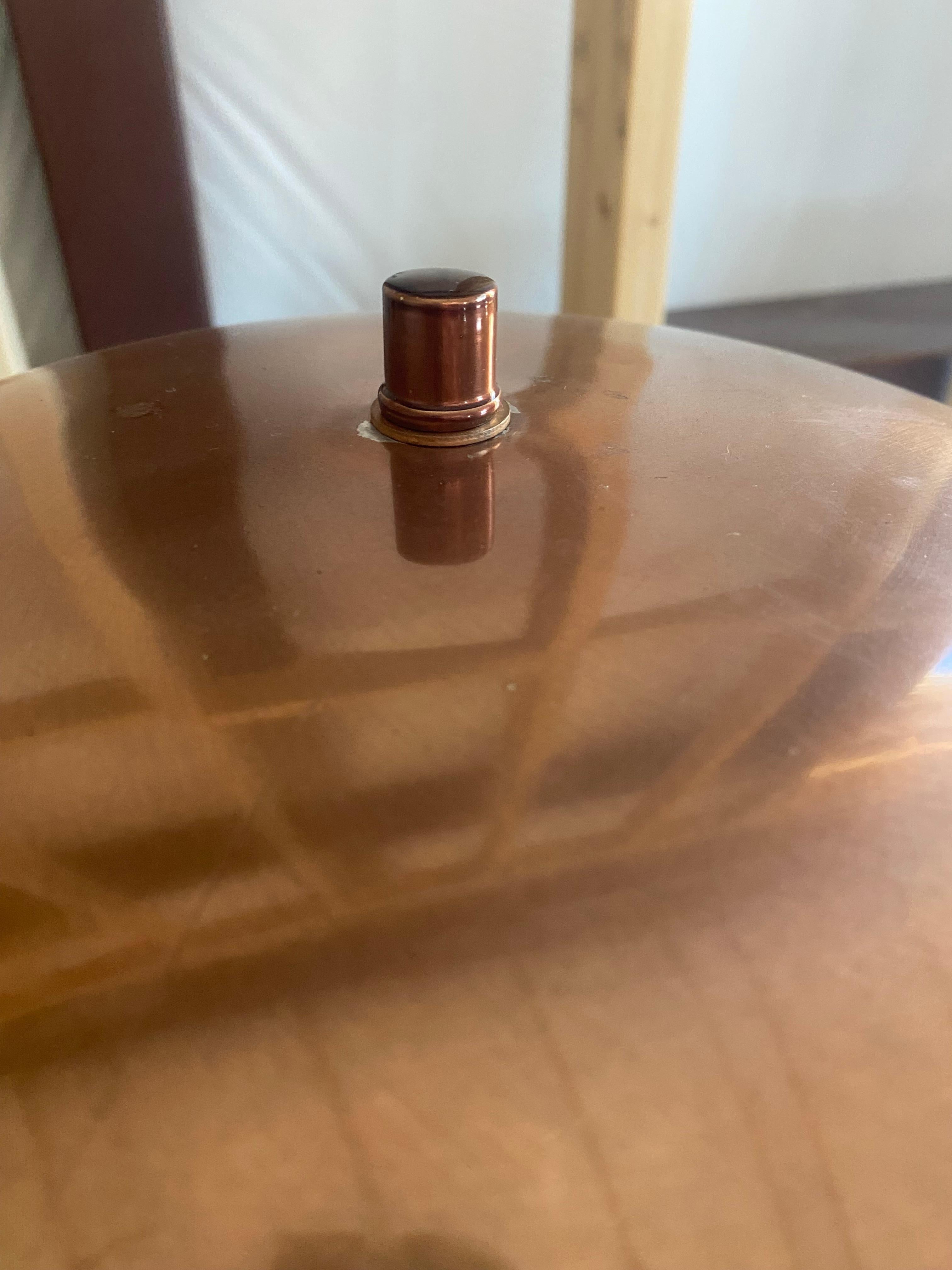 Copper Mushroom Floor Lamp For Sale 7