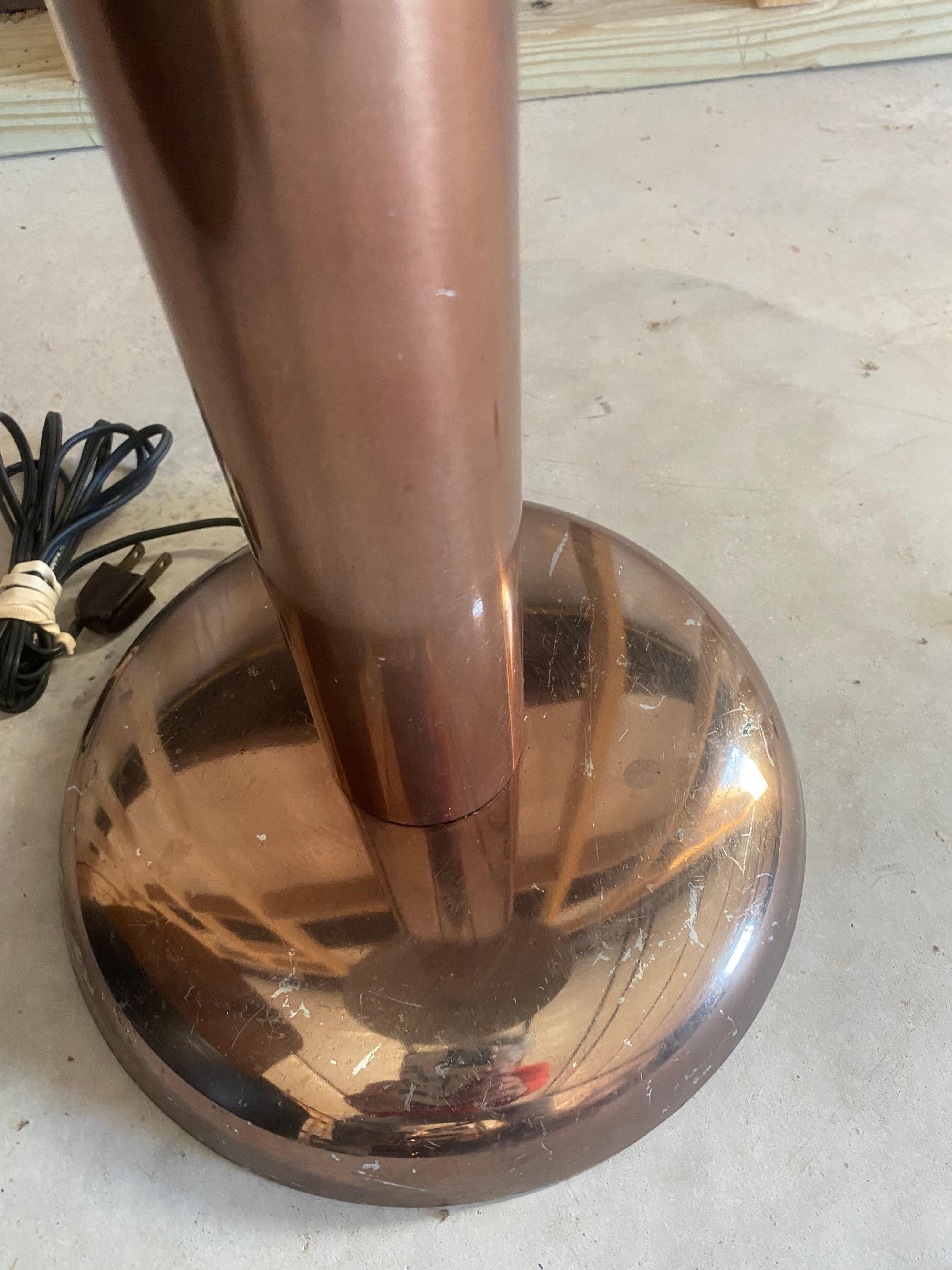 Copper Mushroom Floor Lamp For Sale 8