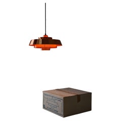 Copper Nova Lamp by Jo Hammerborg for Fog&Mørup, original box included 