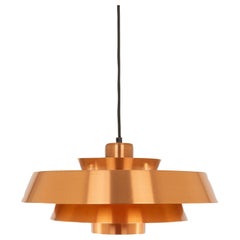 Copper Nova Pendant by Jo Hammerborg for Fog & Mørup, 1960s