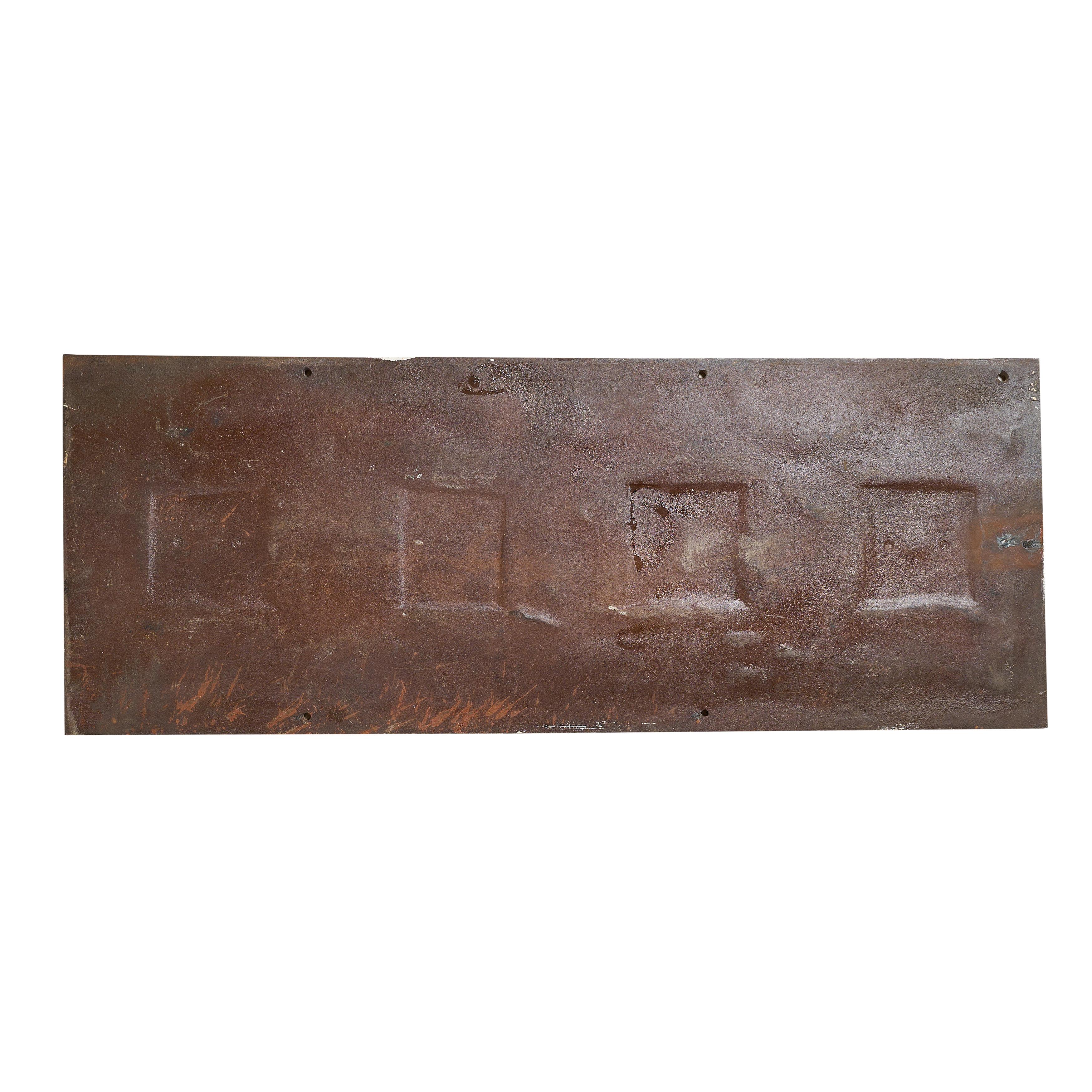 Copper over Cast Iron Column Fragment from the Chicago Stock Exchange In Good Condition For Sale In Round Top, TX