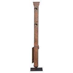 Used Copper over Cast Iron Newel Post from the Chicago Stock Exchange