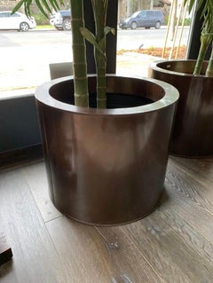 Copper Palm Tree Planter
