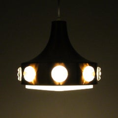 Copper Pendant by Danish Lyskaer, 1970s, Beautiful Vintage Copper Lighting
