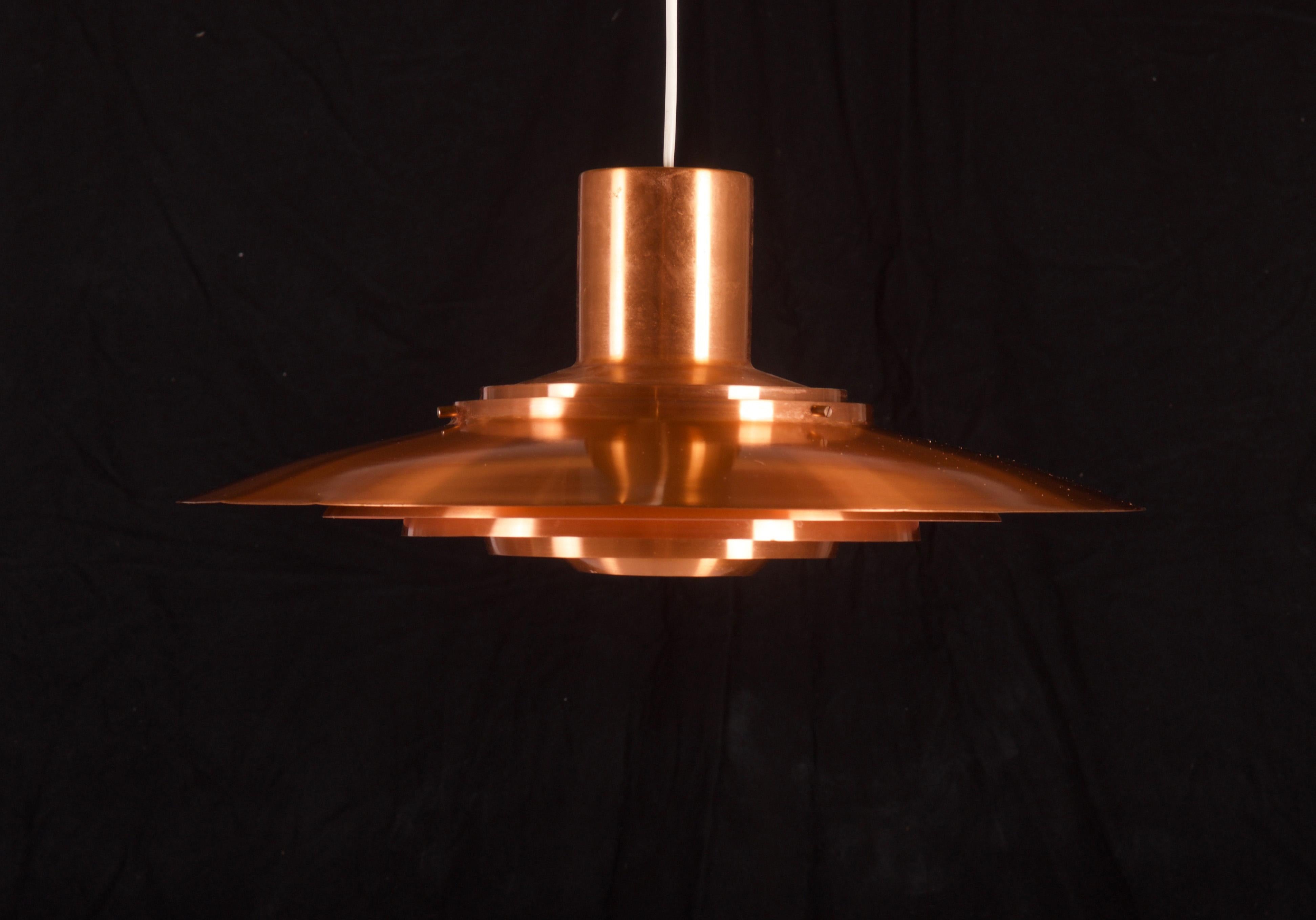 Copper Pendant by Preben Fabricius and Jørgen Kastholm In Good Condition For Sale In Vienna, AT