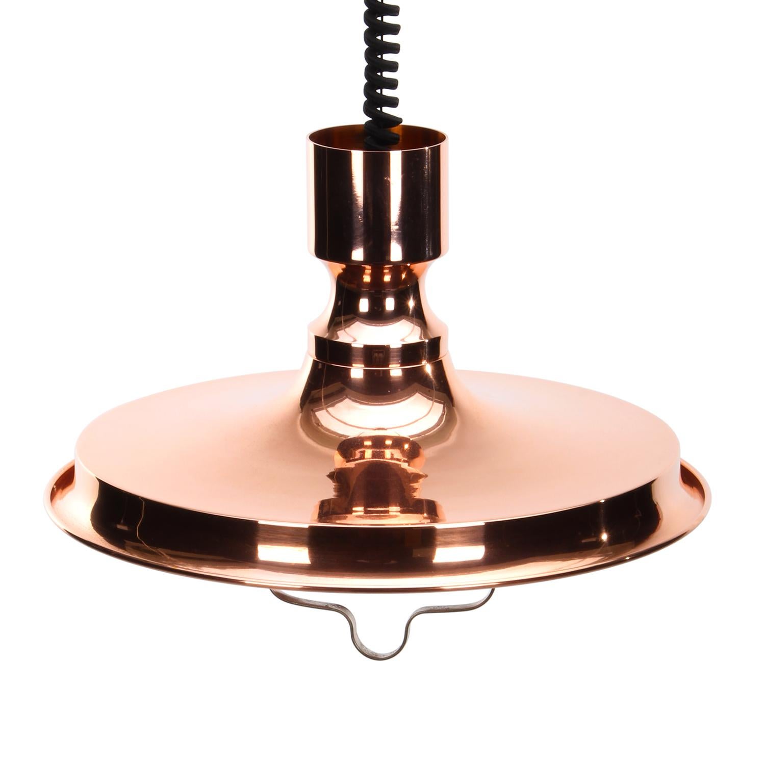 Copper Pendant by Sidse Werner for Holmegaard, 1970s In Good Condition For Sale In Brondby, Copenhagen