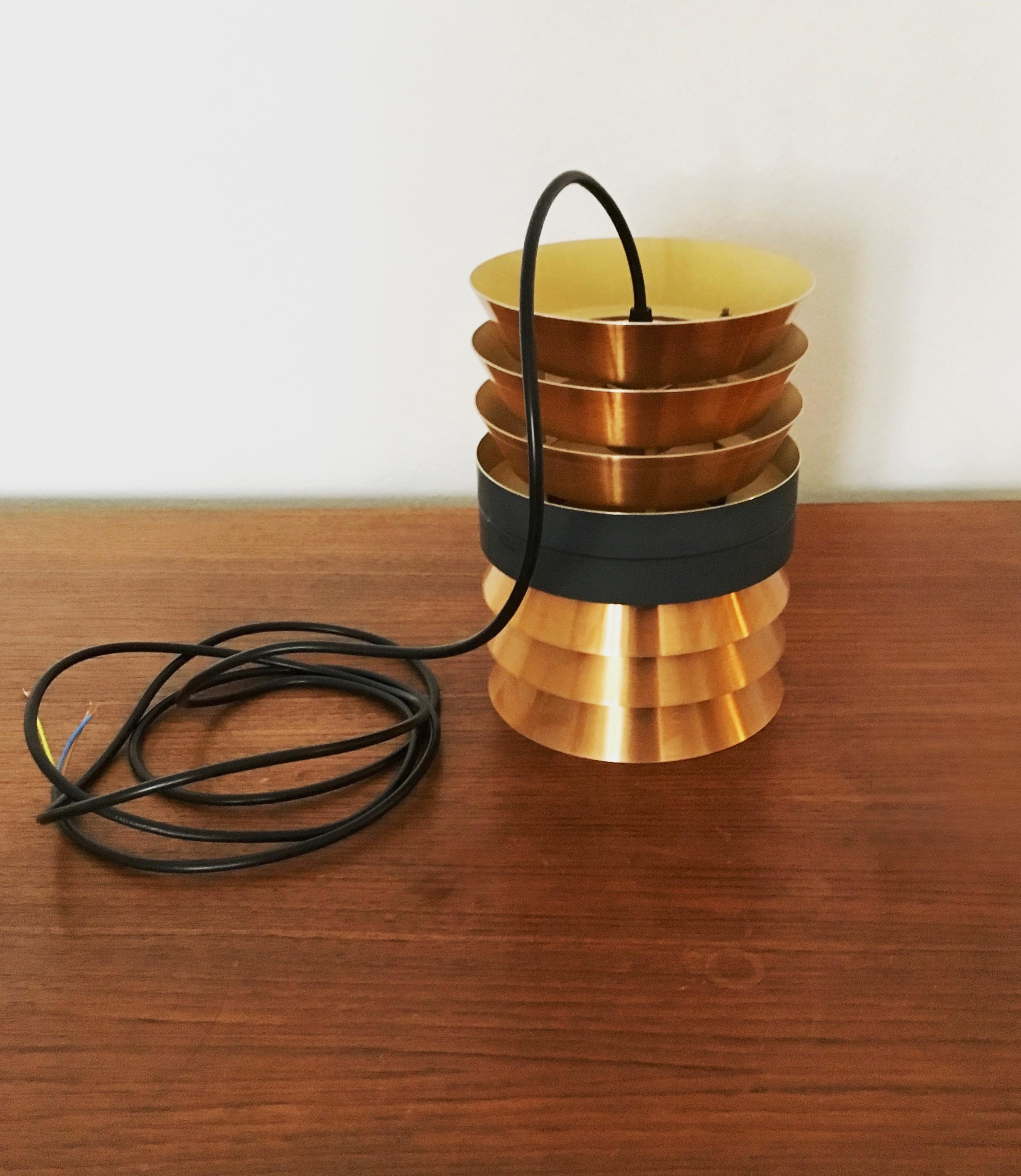 Lámpara colgante de cobre de Doria en venta 4