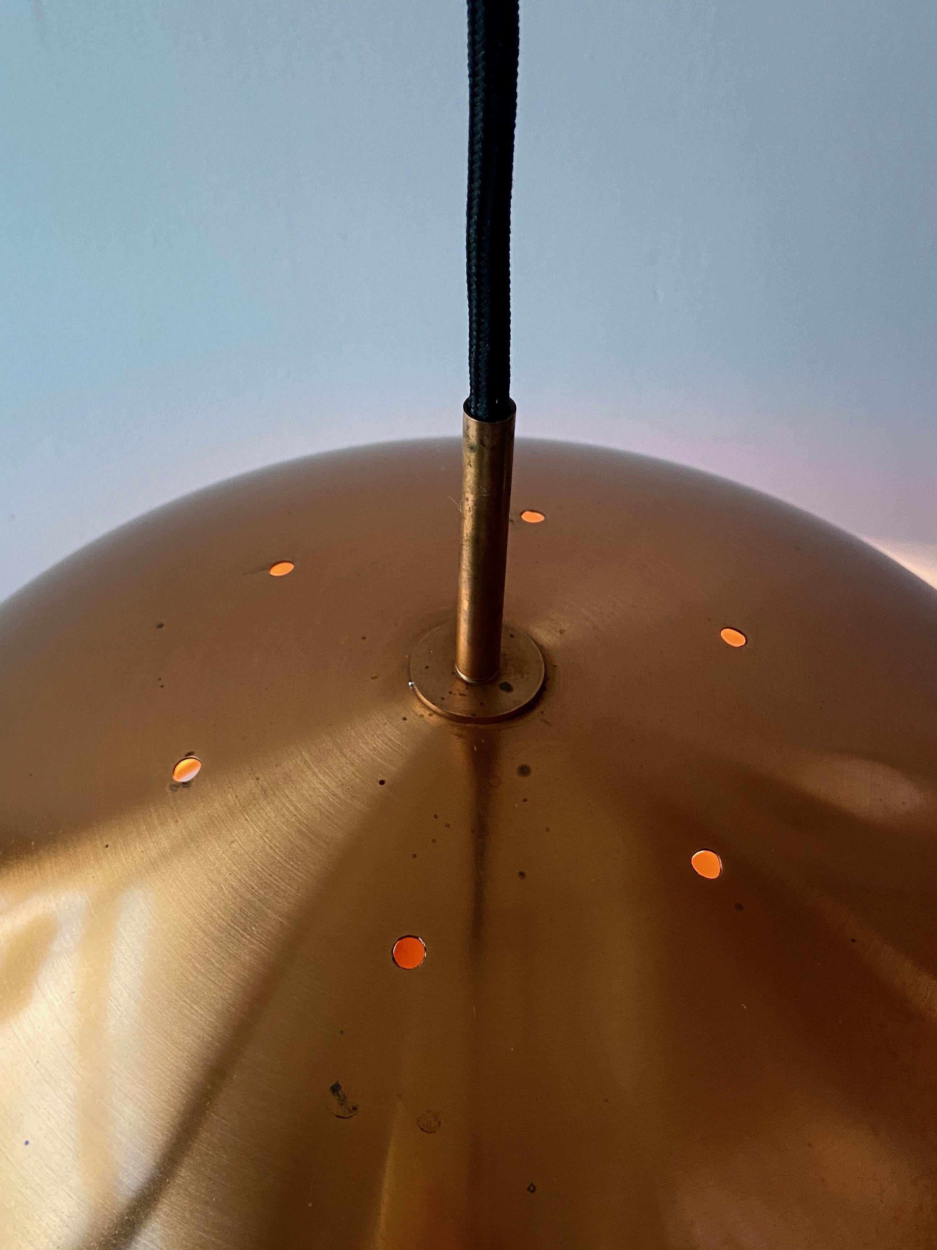 Copper Pendant Lamp by Jo Hammerborg Fog @ Mørup Denmark 5