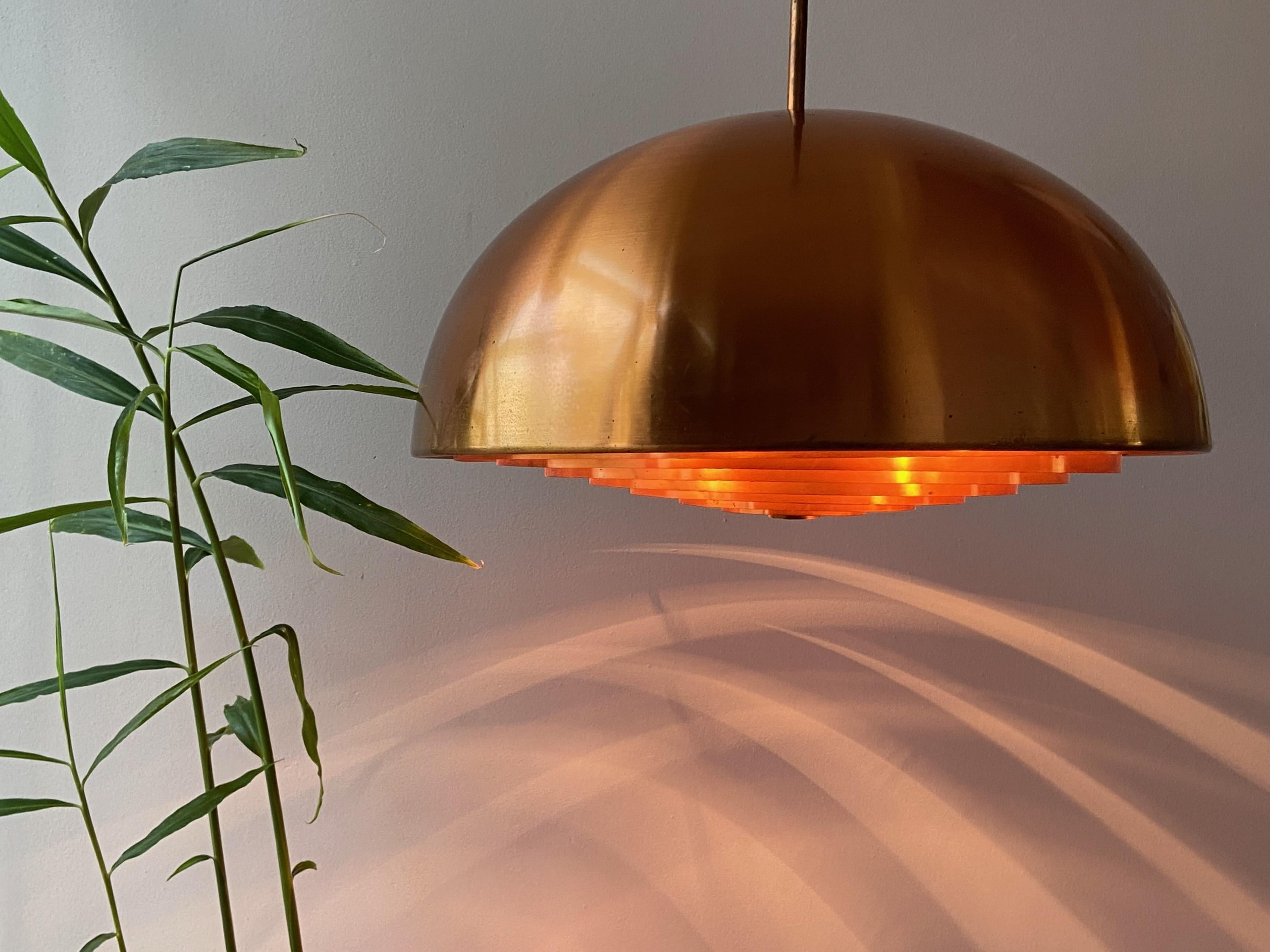 Copper Pendant Lamp by Jo Hammerborg Fog @ Mørup Denmark 6