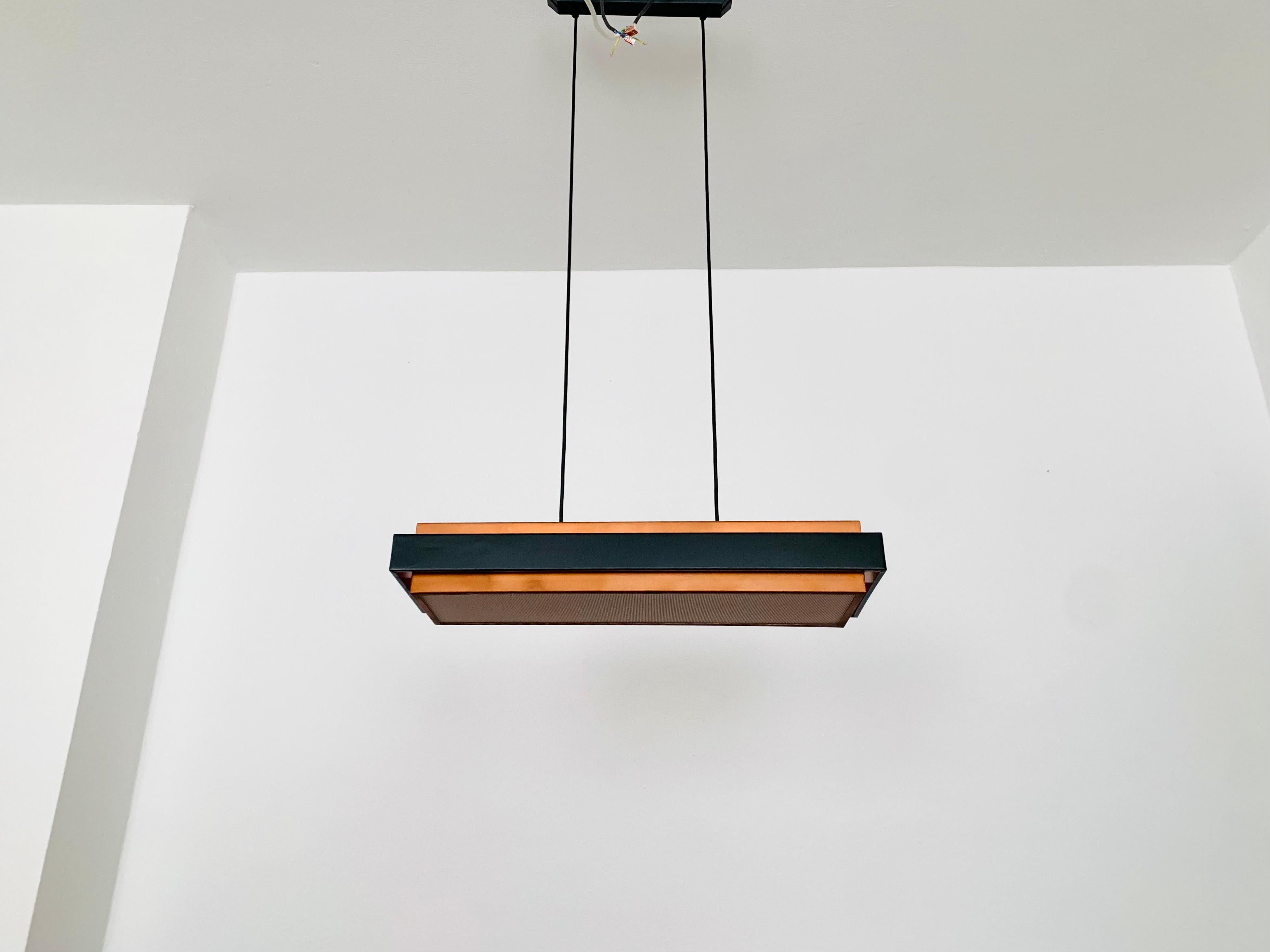 Scandinave moderne Lampe à suspension en cuivre de Jo Hammerborg pour Fog and Morup en vente