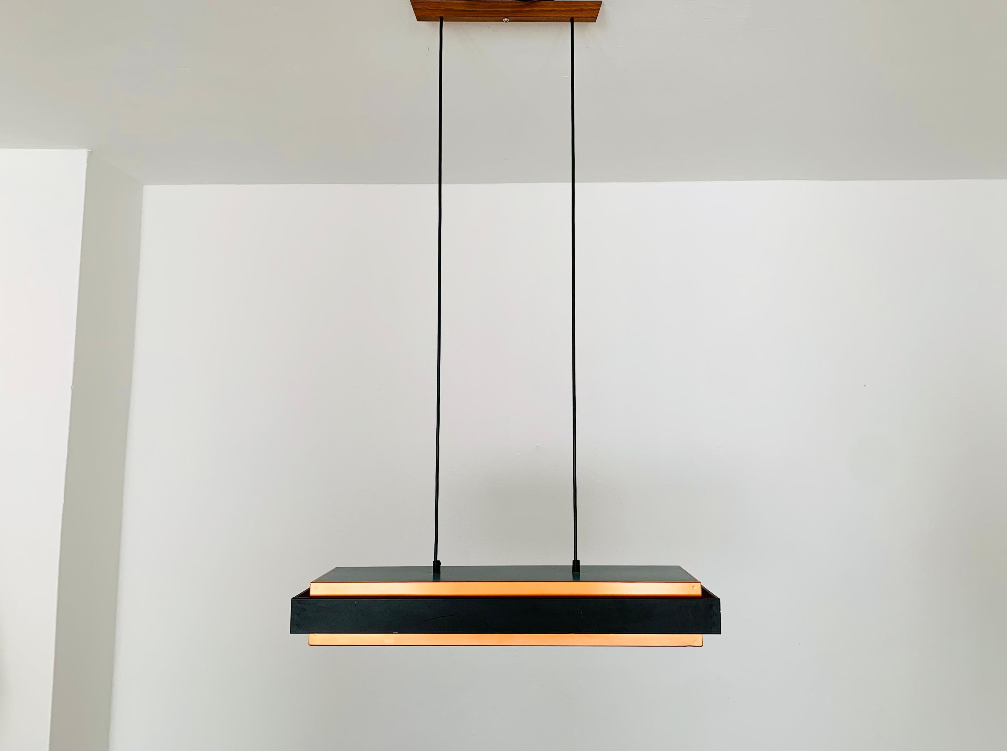 Copper Pendant Lamp by Jo Hammerborg for Fog and Morup In Good Condition For Sale In München, DE