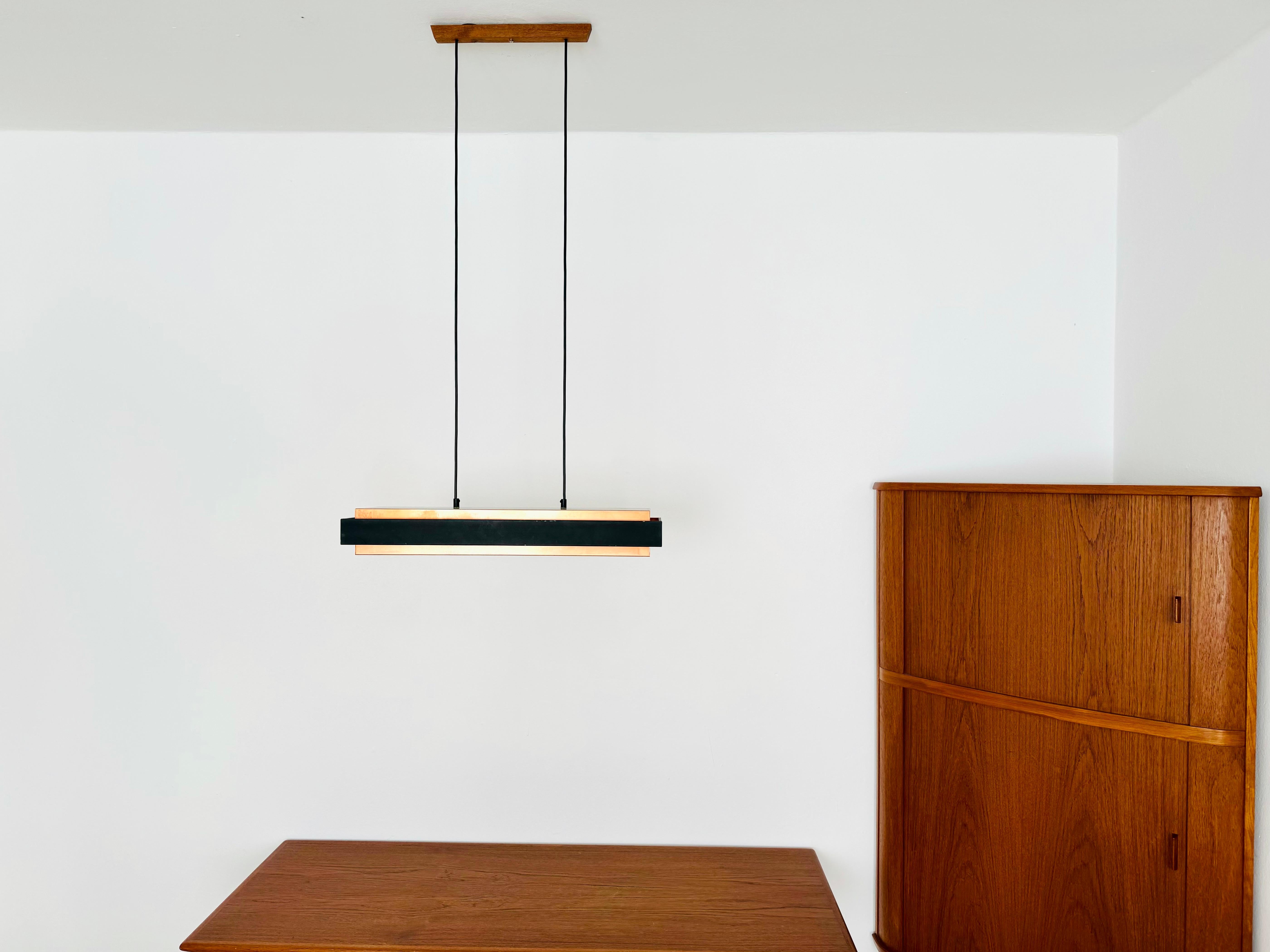 Copper Pendant Lamp by Jo Hammerborg for Fog and Morup In Good Condition For Sale In München, DE