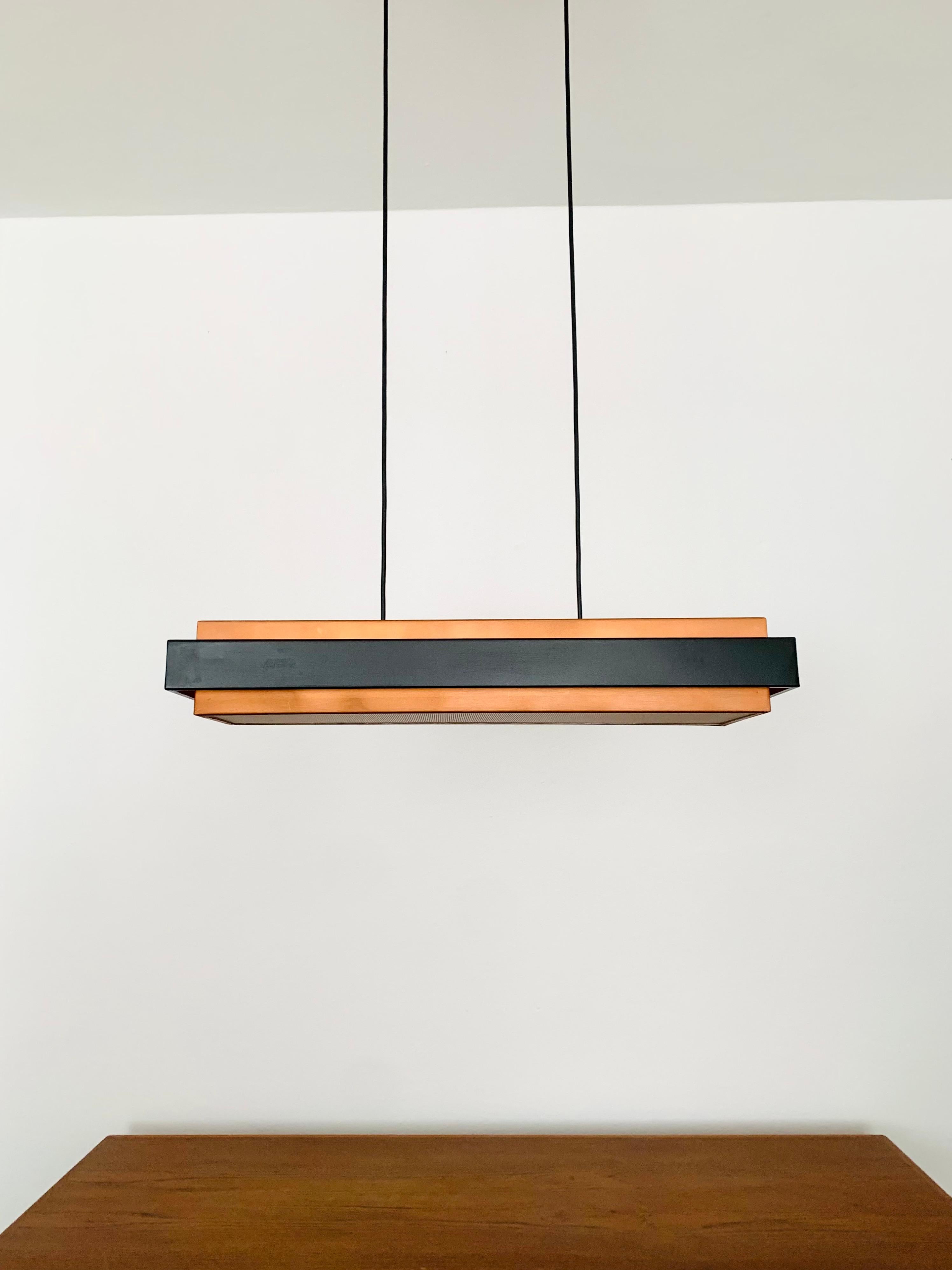 Mid-20th Century Copper Pendant Lamp by Jo Hammerborg for Fog and Morup For Sale