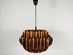 Copper Pendant Lamp by Temde, 1970s