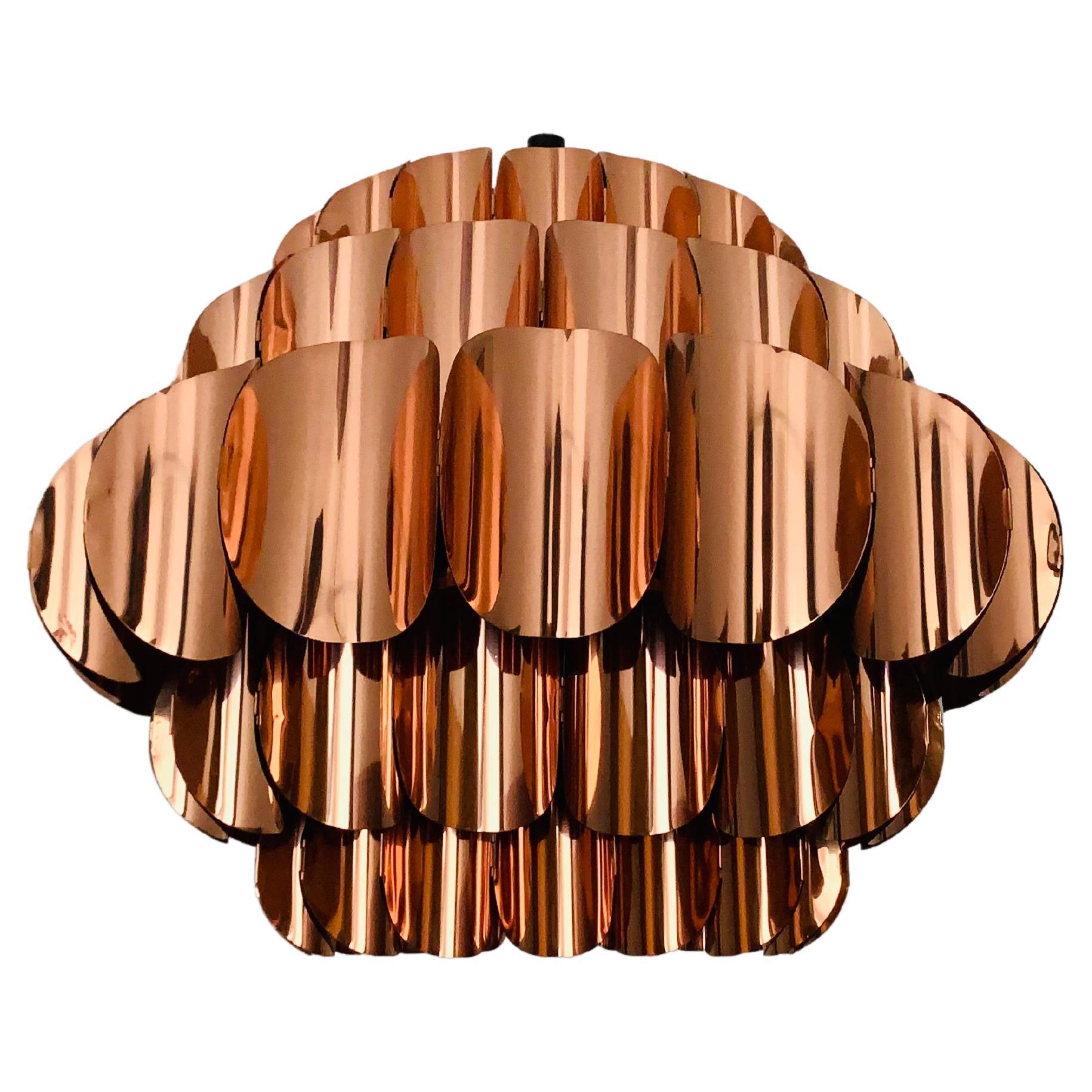 Copper Pendant Lamp by Thorsten Orrling for Temde For Sale
