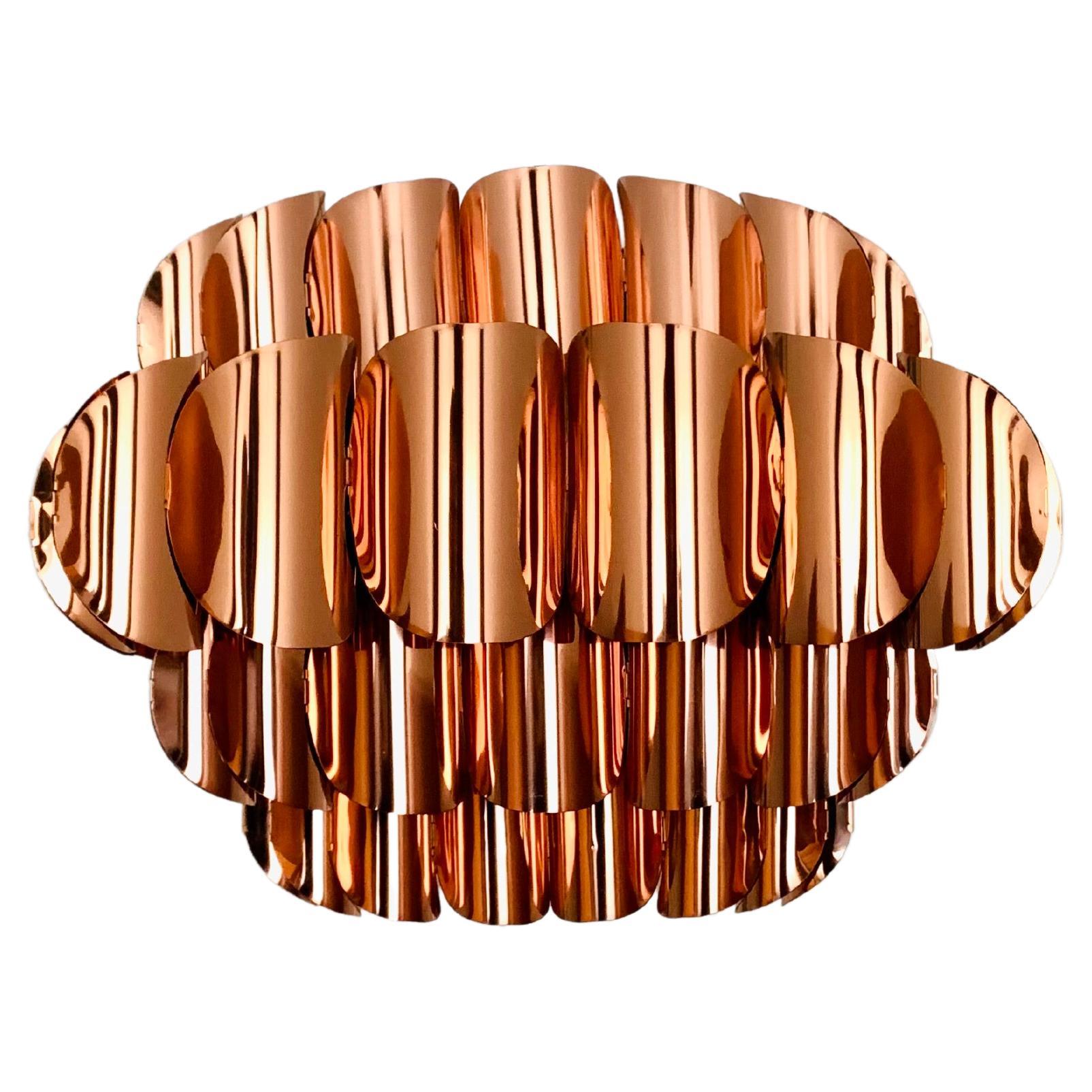 Copper Pendant Lamp by Thorsten Orrling for Temde For Sale