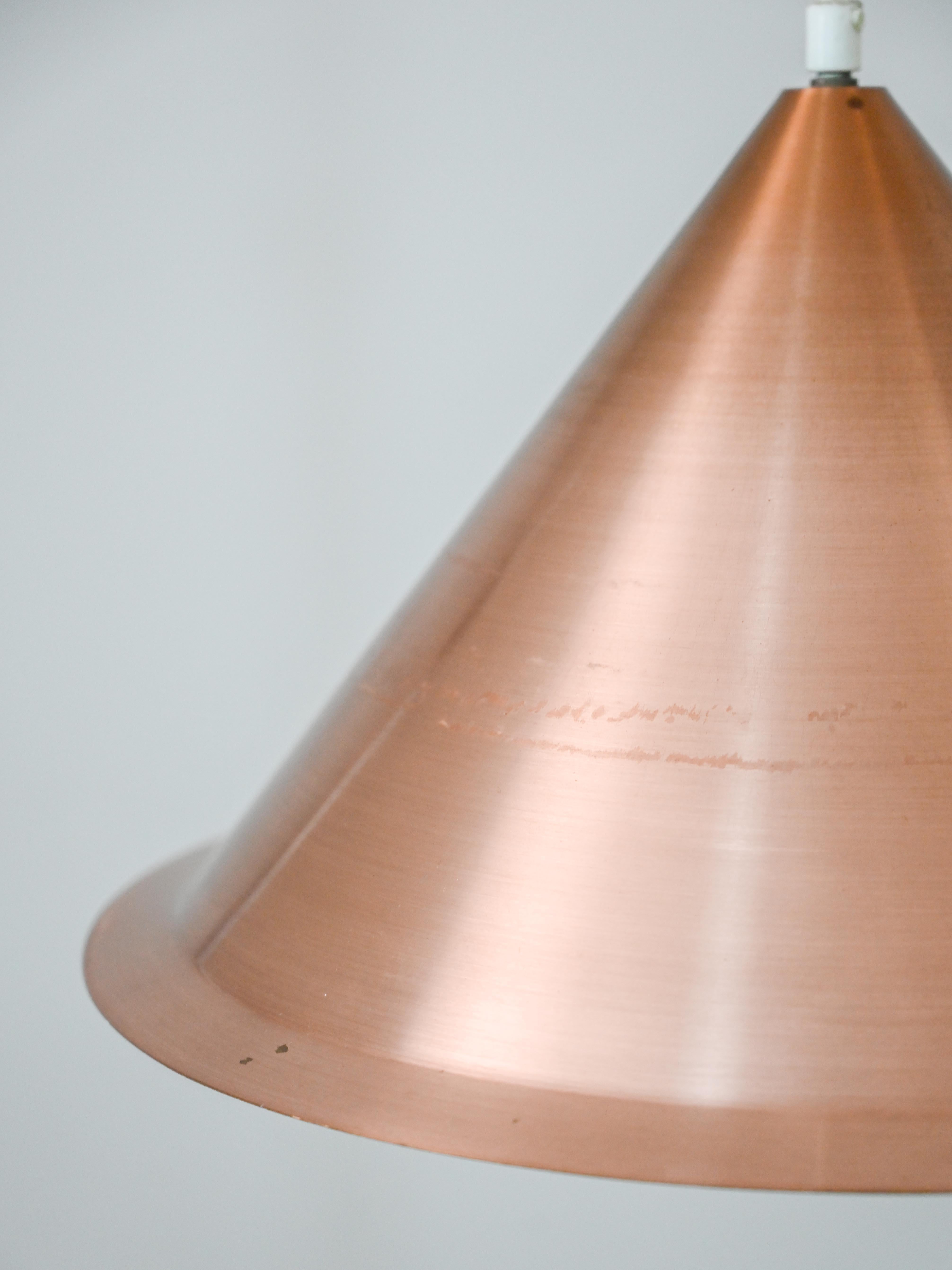 Scandinavian Modern Copper pendant lamp For Sale