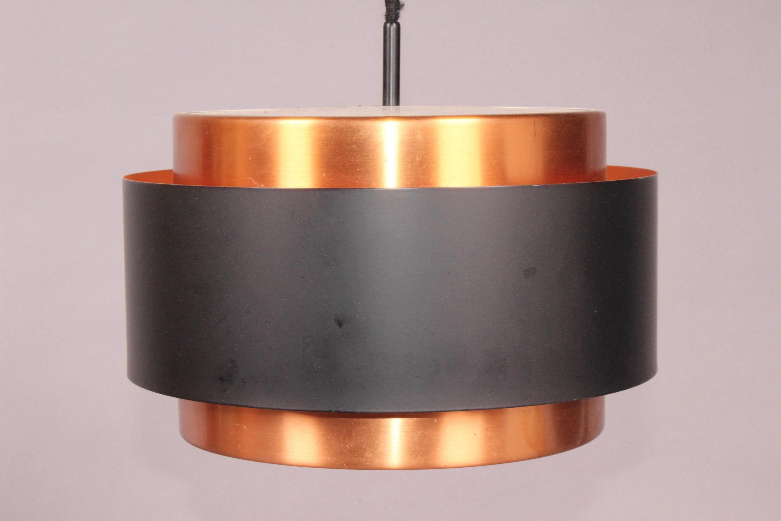 Copper Pendant Light for Fog & Mørup, Danish Modern, 1960s In Good Condition In grand Lancy, CH
