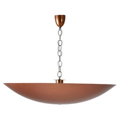 Copper pendant light