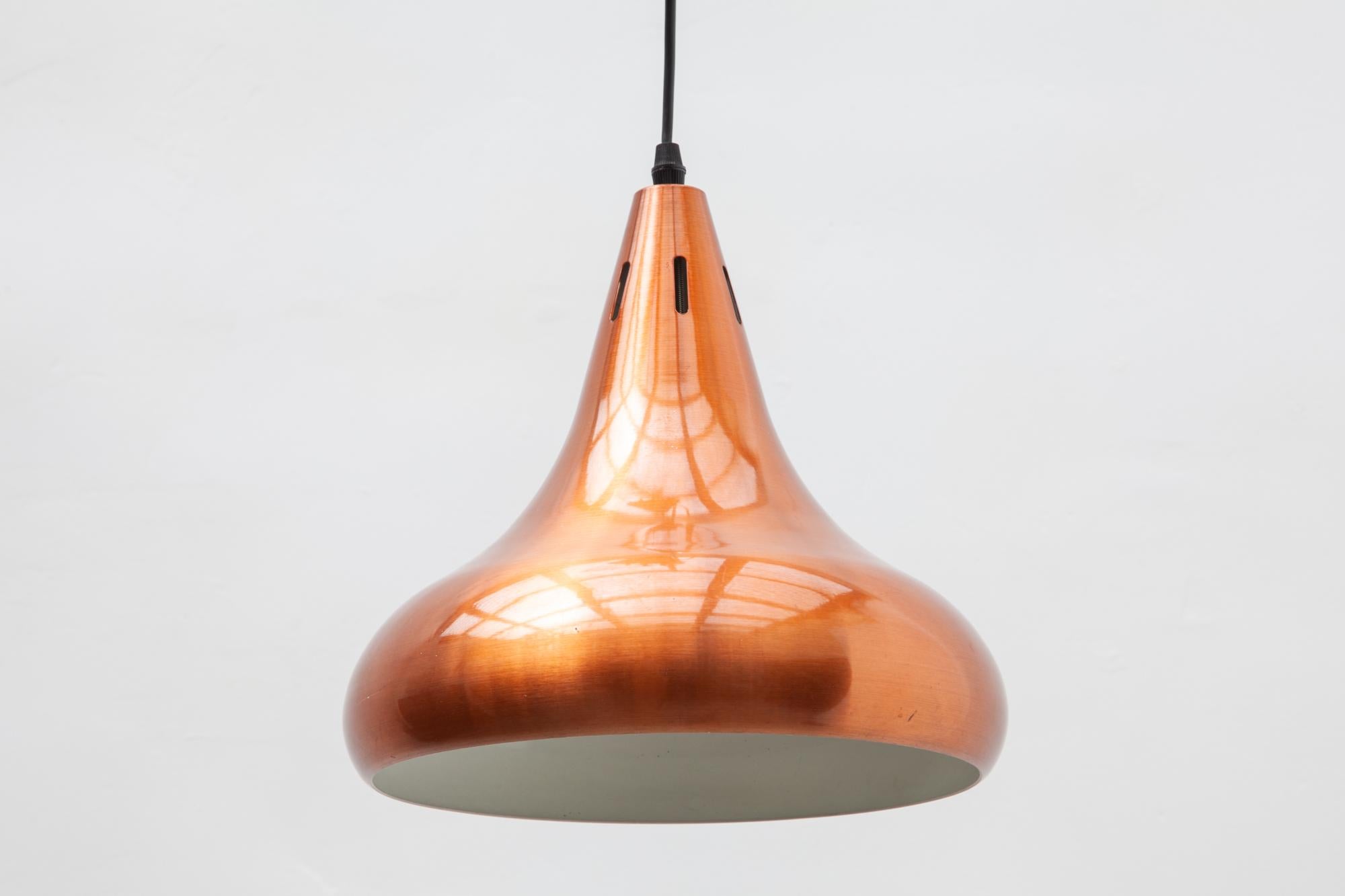 Scandinavian Modern Copper Pendant Lights, Scandinavian Midcentury Design