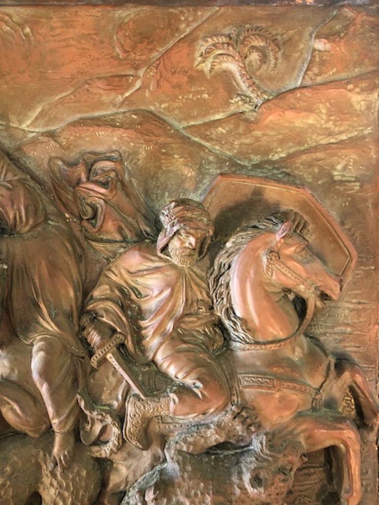 Copper Plaque Done by F. Lavastre 'French Artist, 19th Century' at 1stDibs