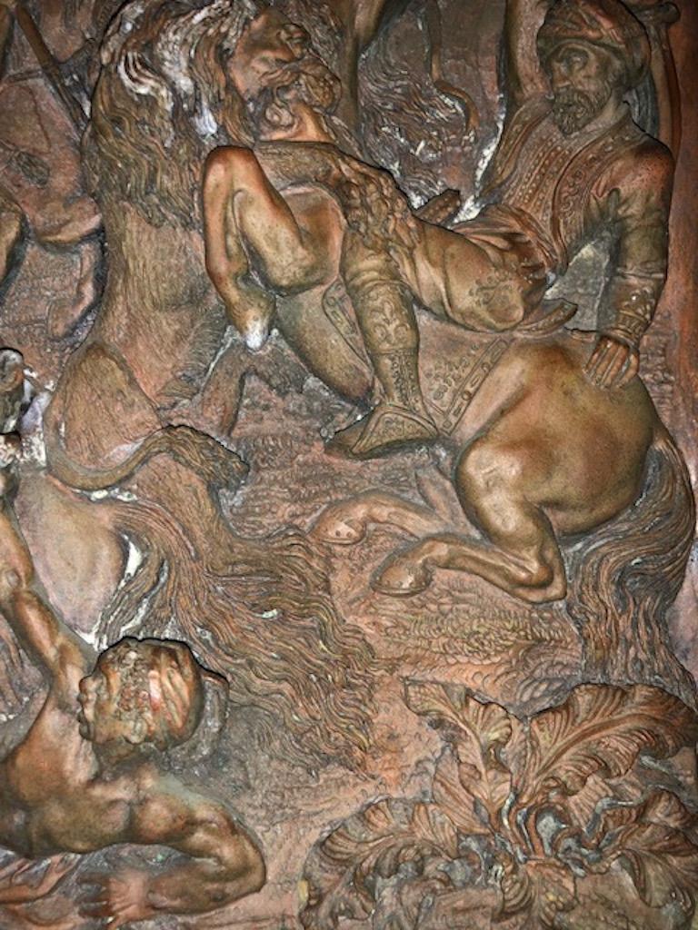 Mid-19th Century Copper Plaque Done by F. Lavastre 'French Artist, 19th Century'