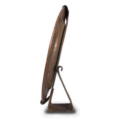 Copper Plate with Corten Sheet Support