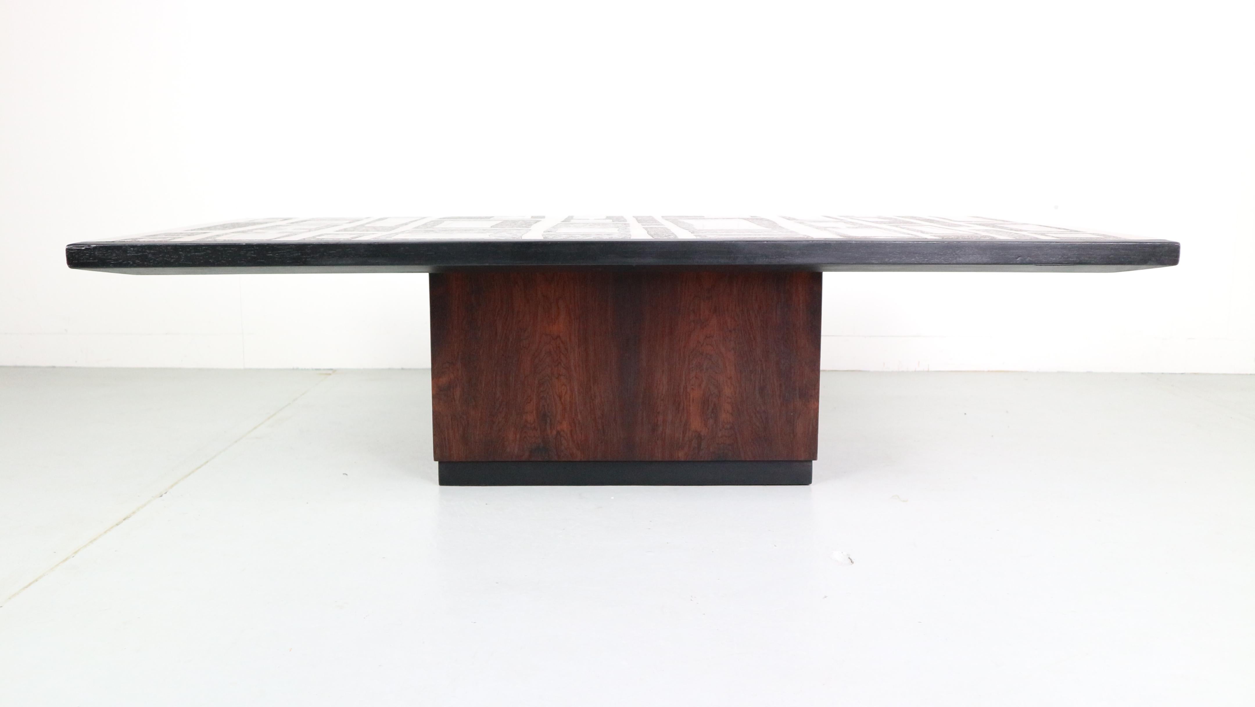 Late 20th Century Copper-Plated Coffee Table by Heinz Lillienthal, 1970, Germany