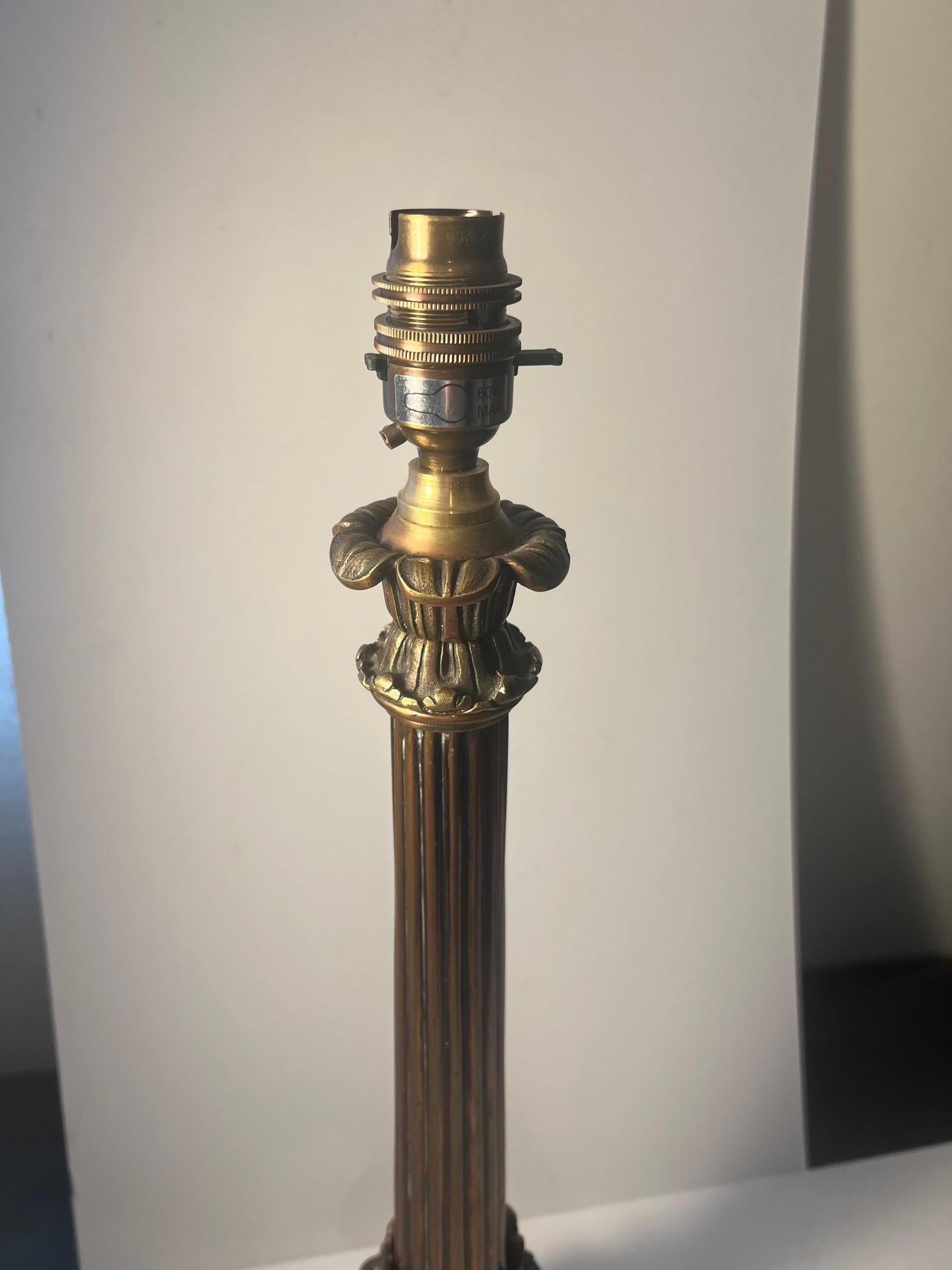 Copper Plated Table Lamp For Sale 7
