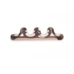 Copper Polished Kamm 3 Coat Hanger by Zieta