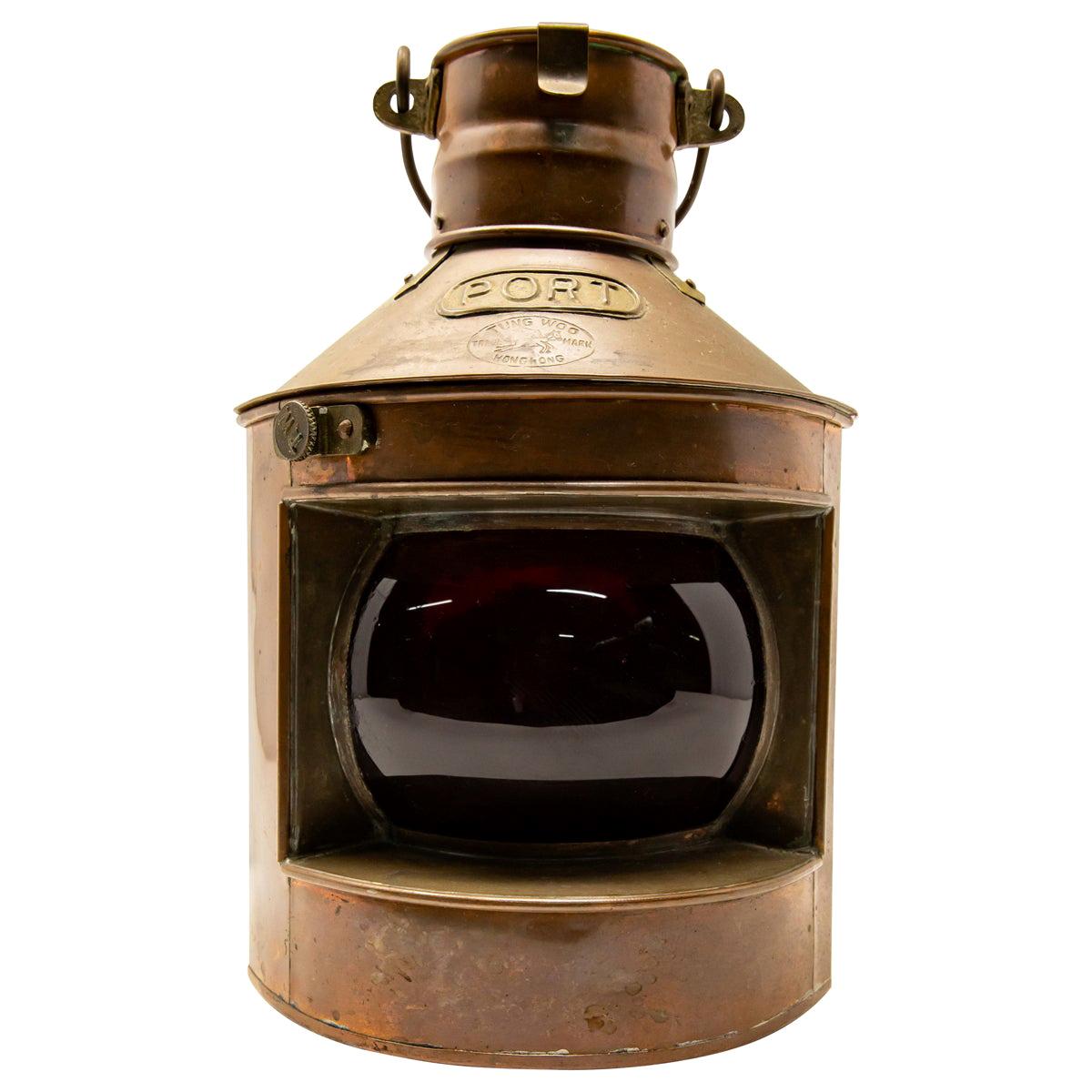 Copper Port Ship Lantern by Tung Woo For Sale at 1stdibs