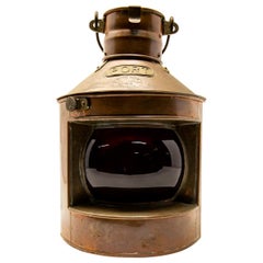 Vintage Copper Port Ship Lantern by Tung Woo