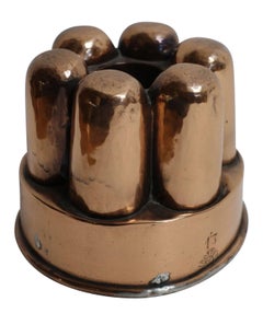 Copper Pudding Mold, French, 19th Century