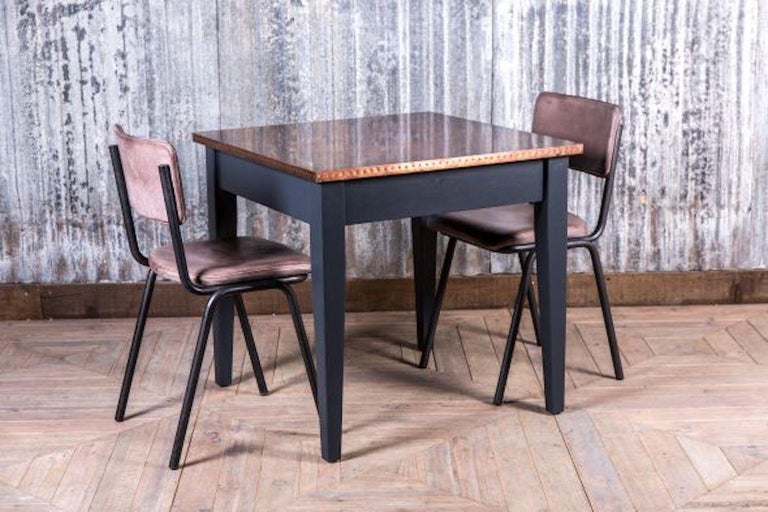 Copper Restaurant Table, Small Restaurant Table, 20th Century For Sale at 1stDibs