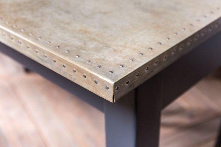 Copper Restaurant Table, Small Restaurant Table, 20th Century For Sale at 1stDibs