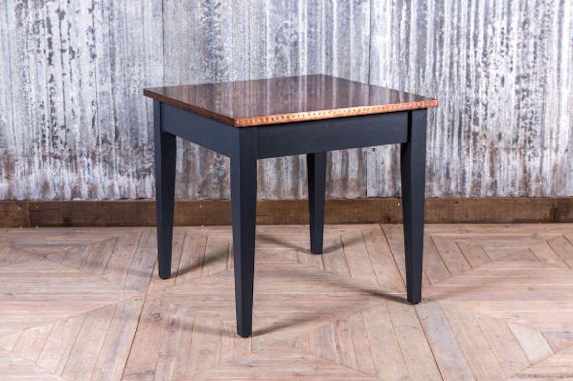 Copper Restaurant Table, Small Restaurant Table, 20th Century For Sale 2