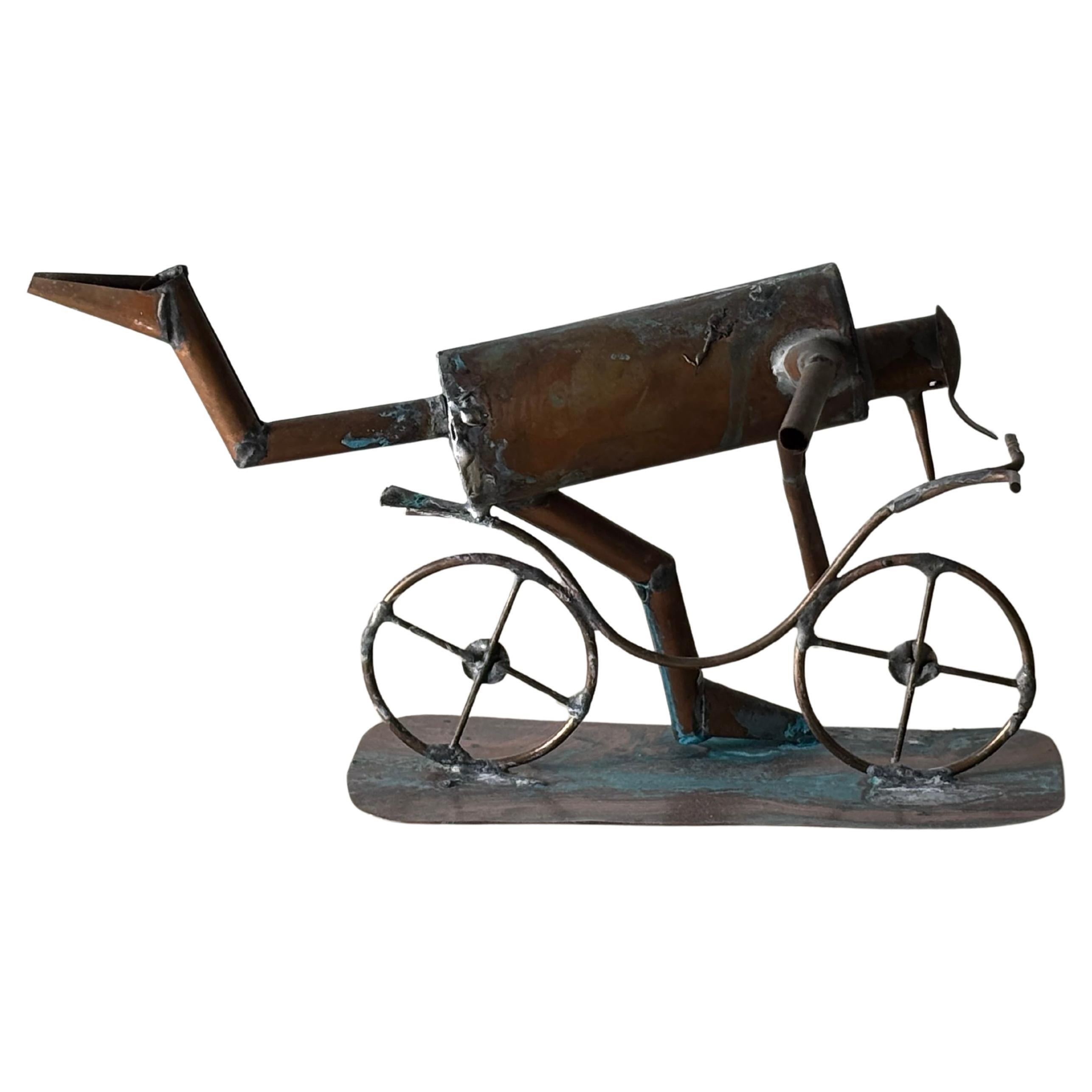 Scultura in rame di Riccardo Dalisi