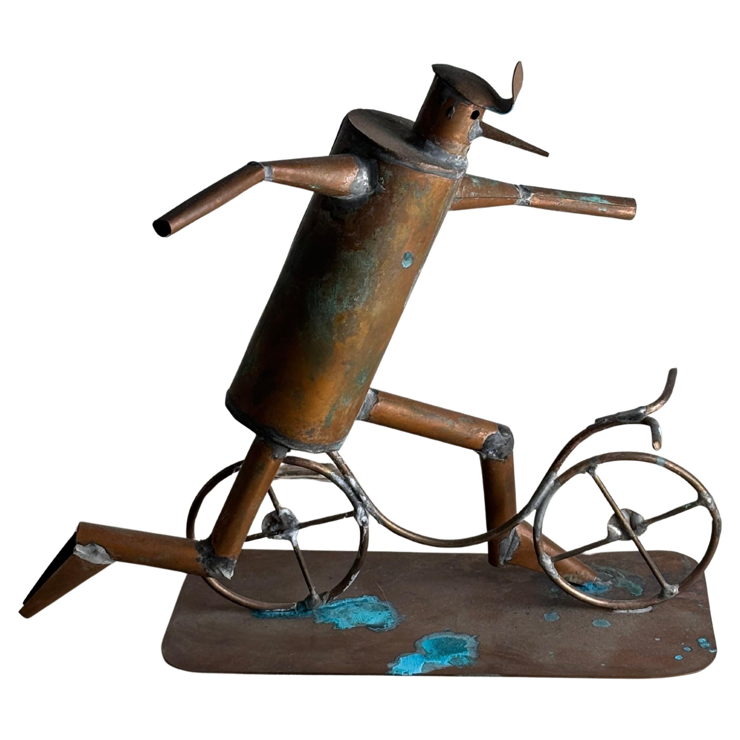Copper Sculpture by Riccardo Dalisi For Sale