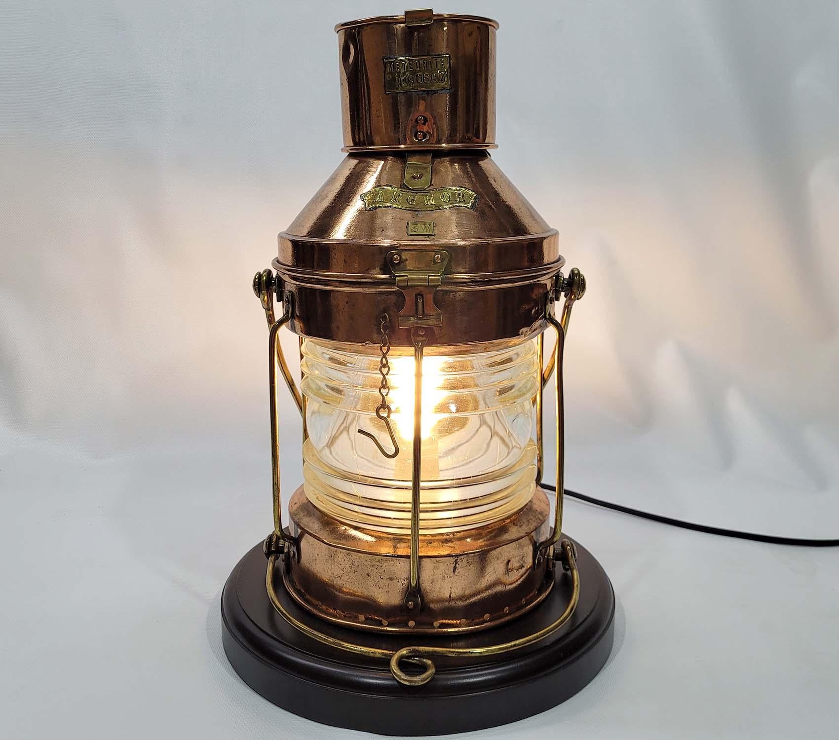 Copper Ships Lantern by English Maker In Good Condition In Norwell, MA