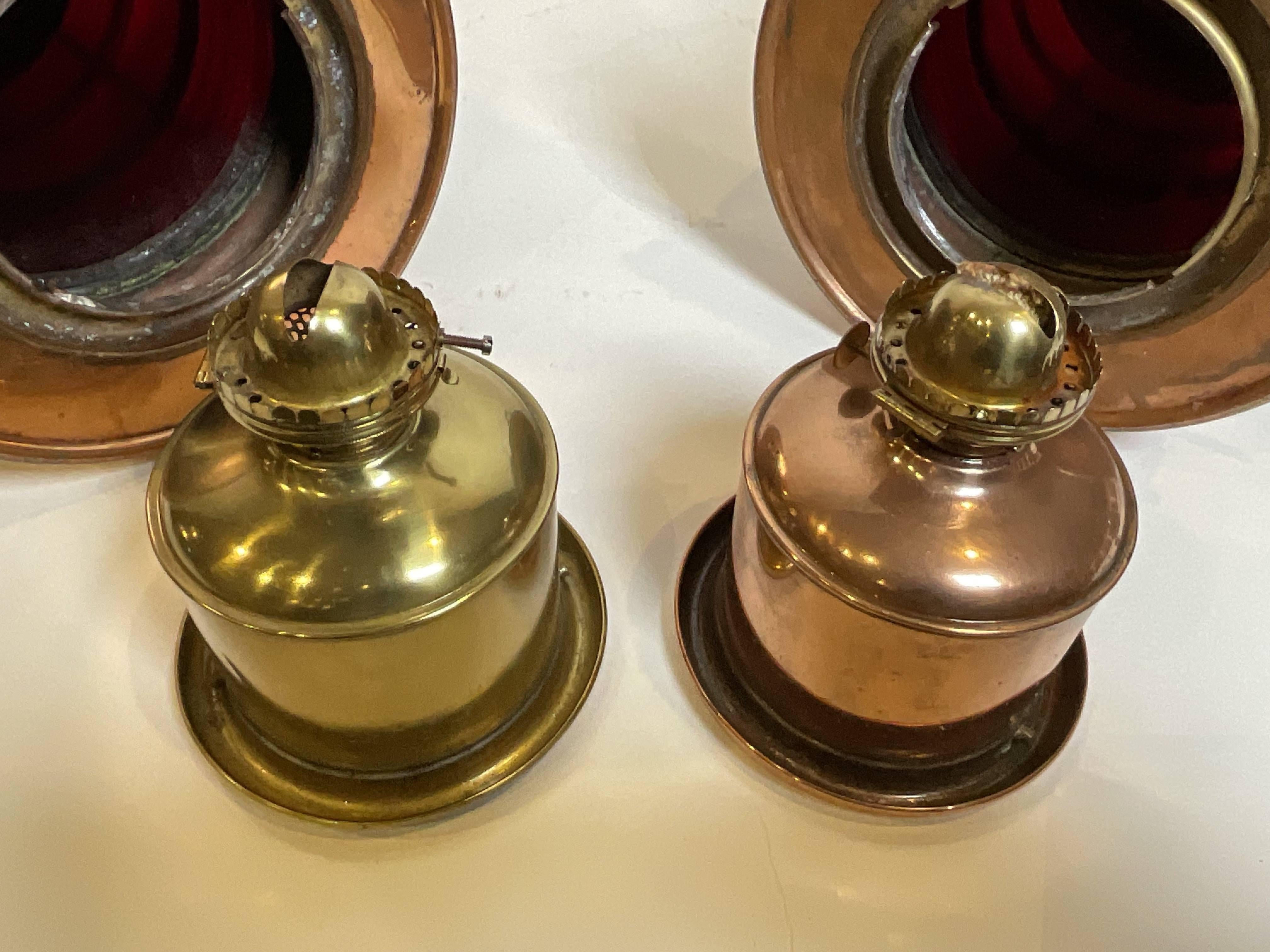 Copper Ships Lanterns By Perko For Sale 6