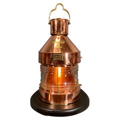 Copper Ship's Masthead Lantern by Meteorite "A17450"